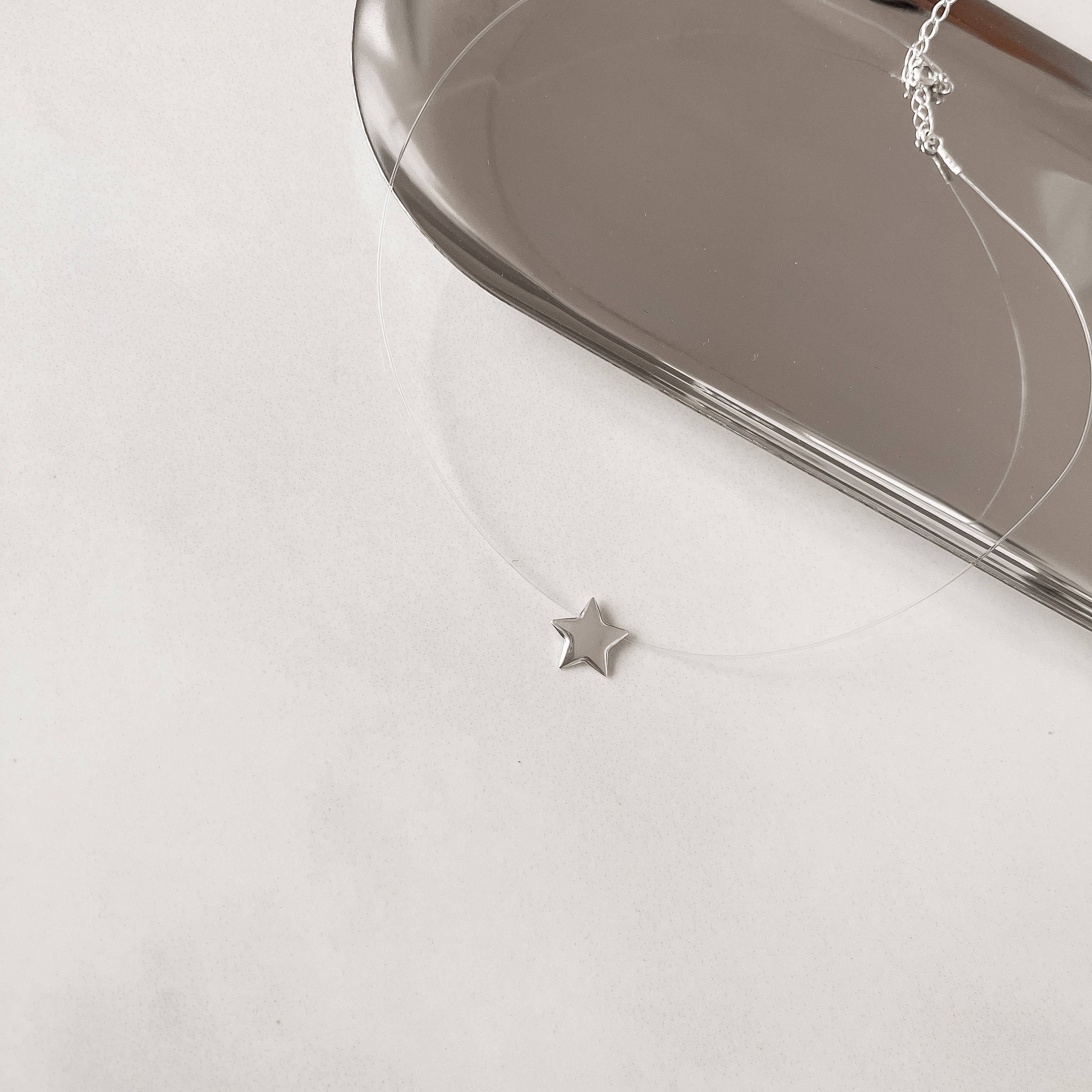 Imagem Colar nylon estrela 35cm + alongadora