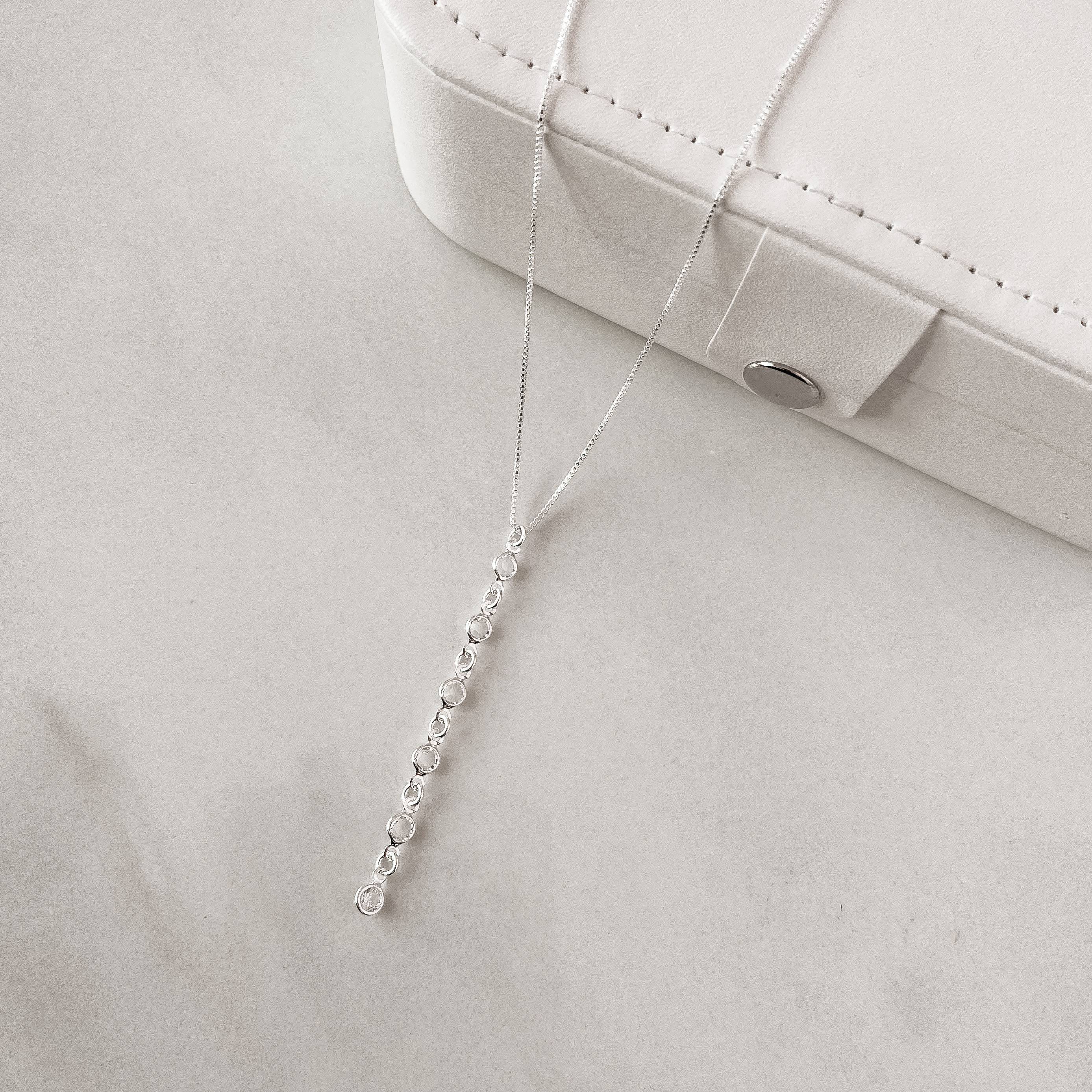 Gravatinha zircônias 5mm