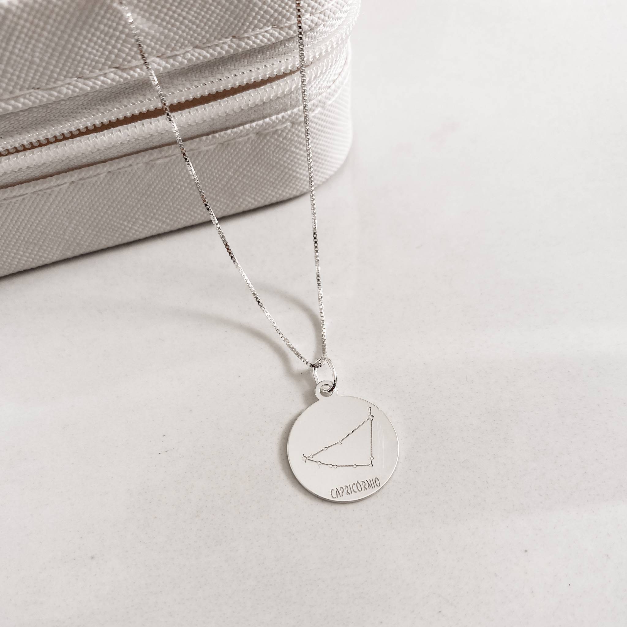 Imagem Colar pingente constelação signo capricórnio 45cm