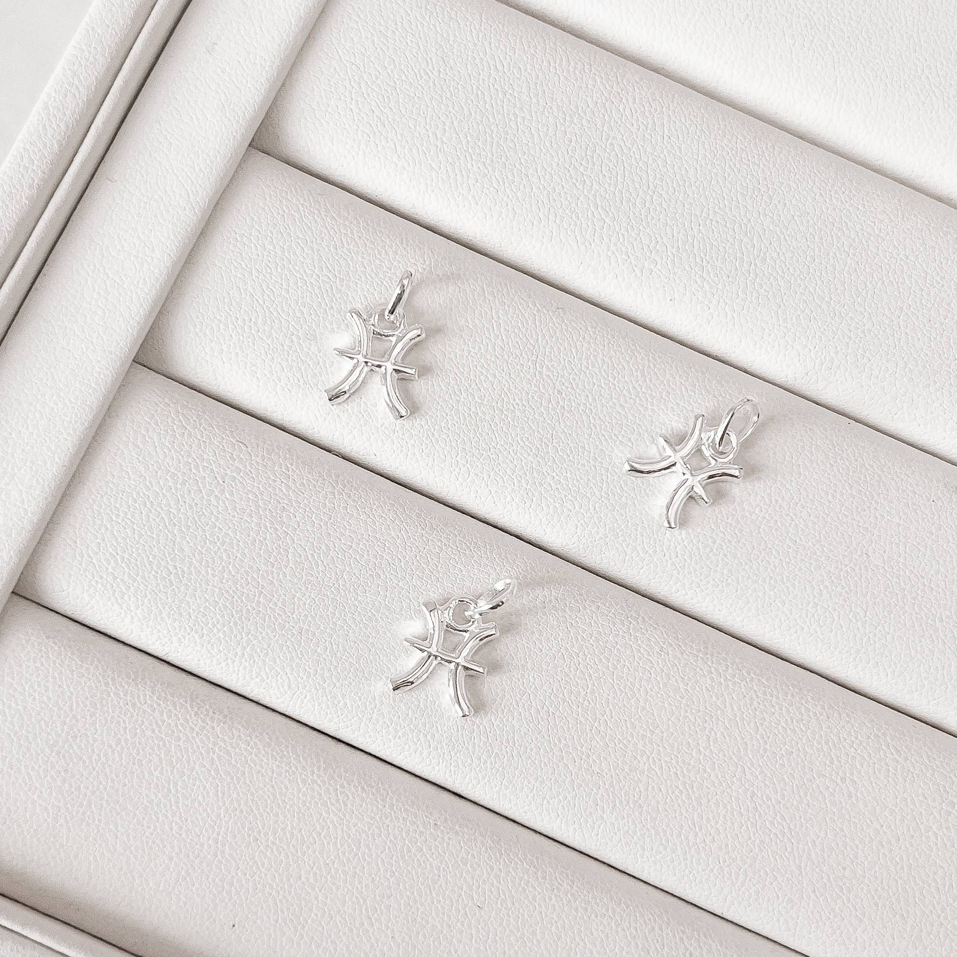 Imagem Secundária Pingente signo Peixes 10mm