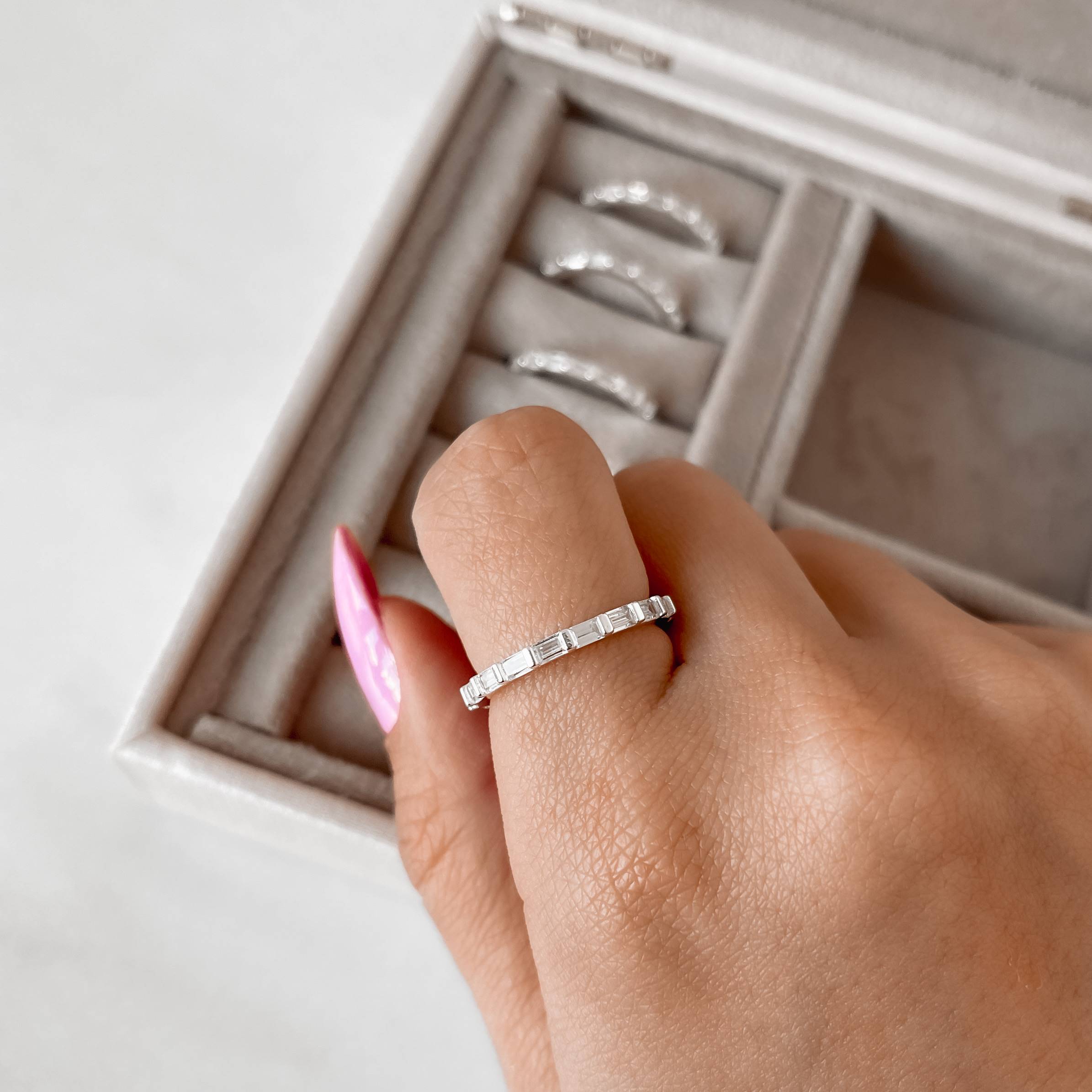 Aliança zircônias retangulares