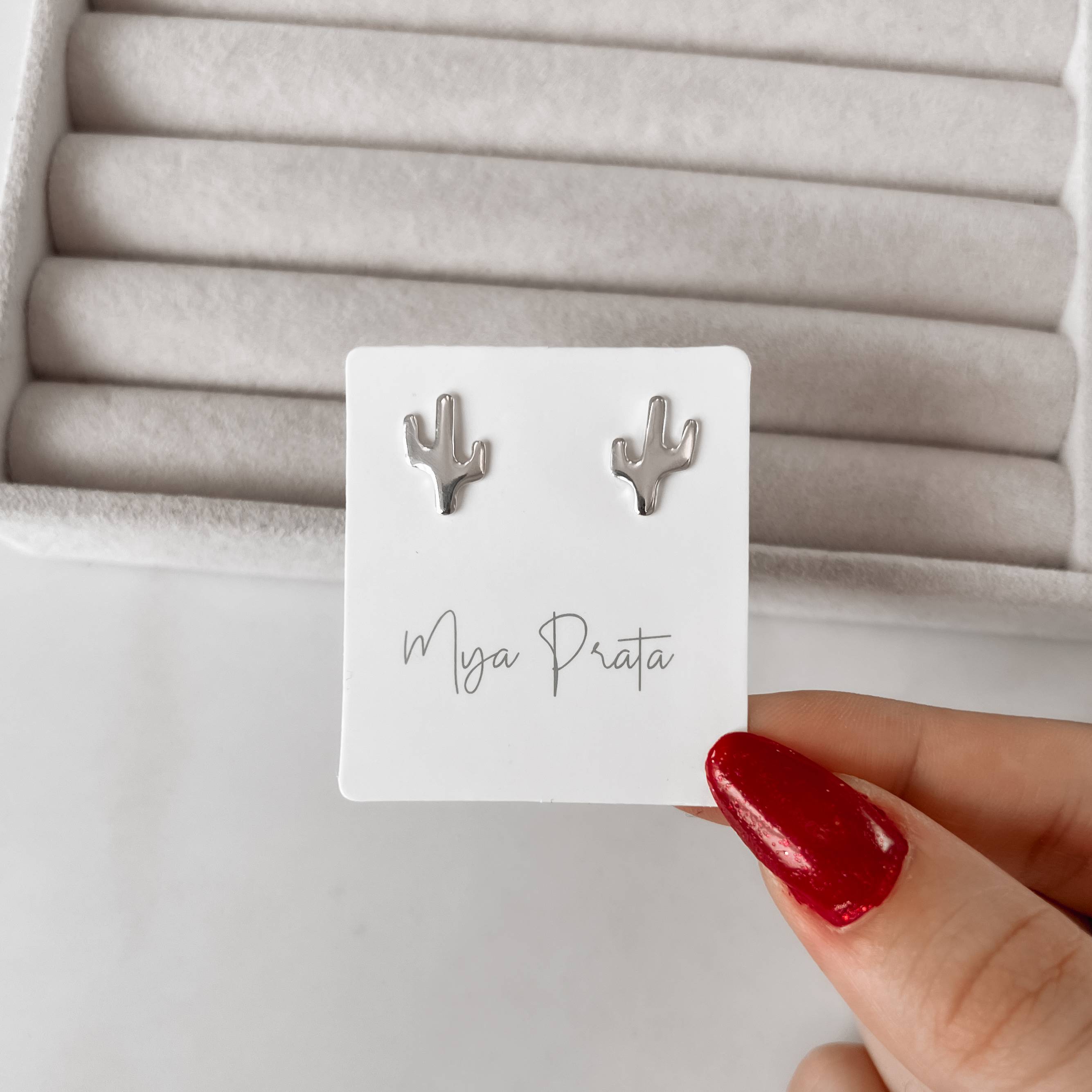 Imagem Secundária Brinco cacto 12mm