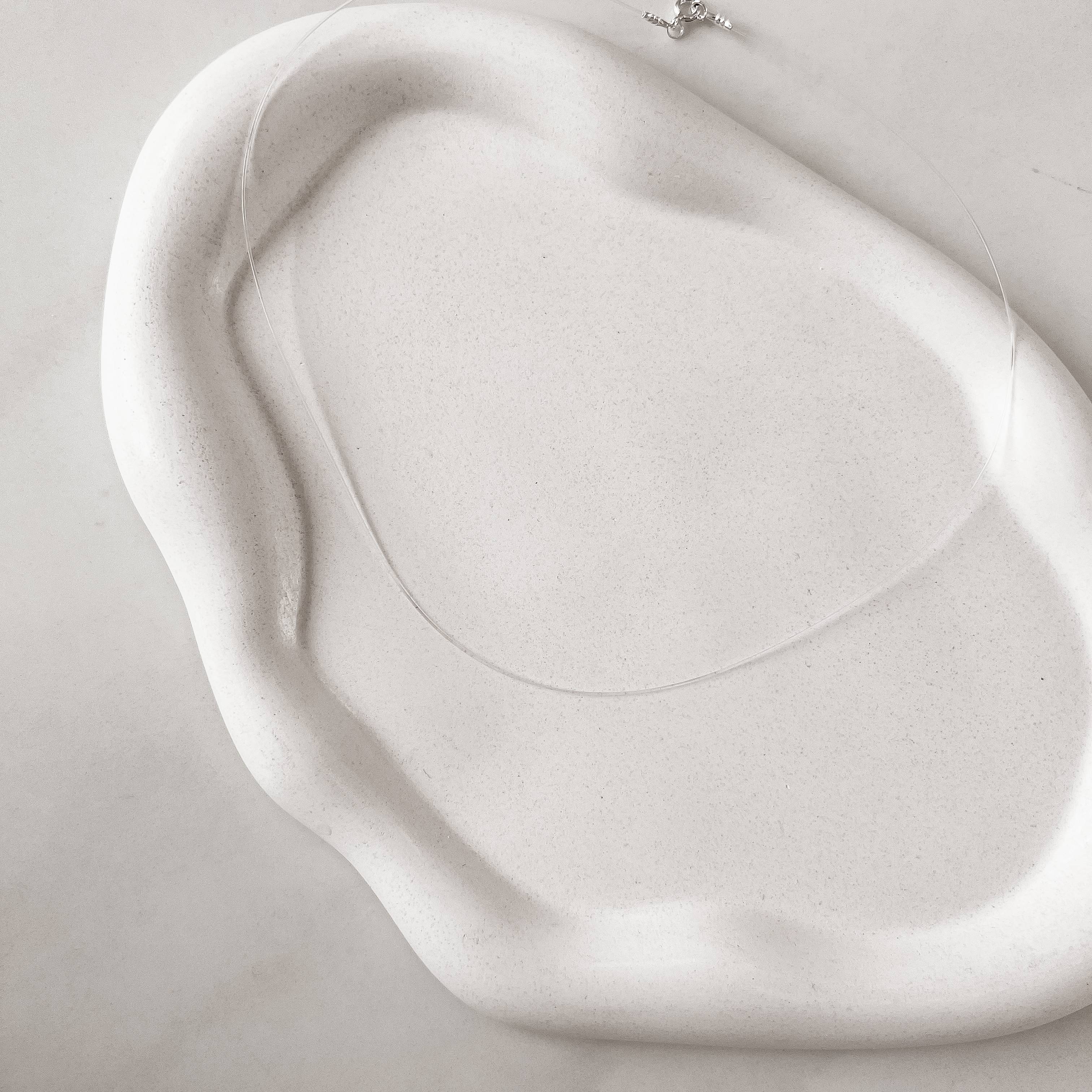 Colar nylon sem pingente 40cm