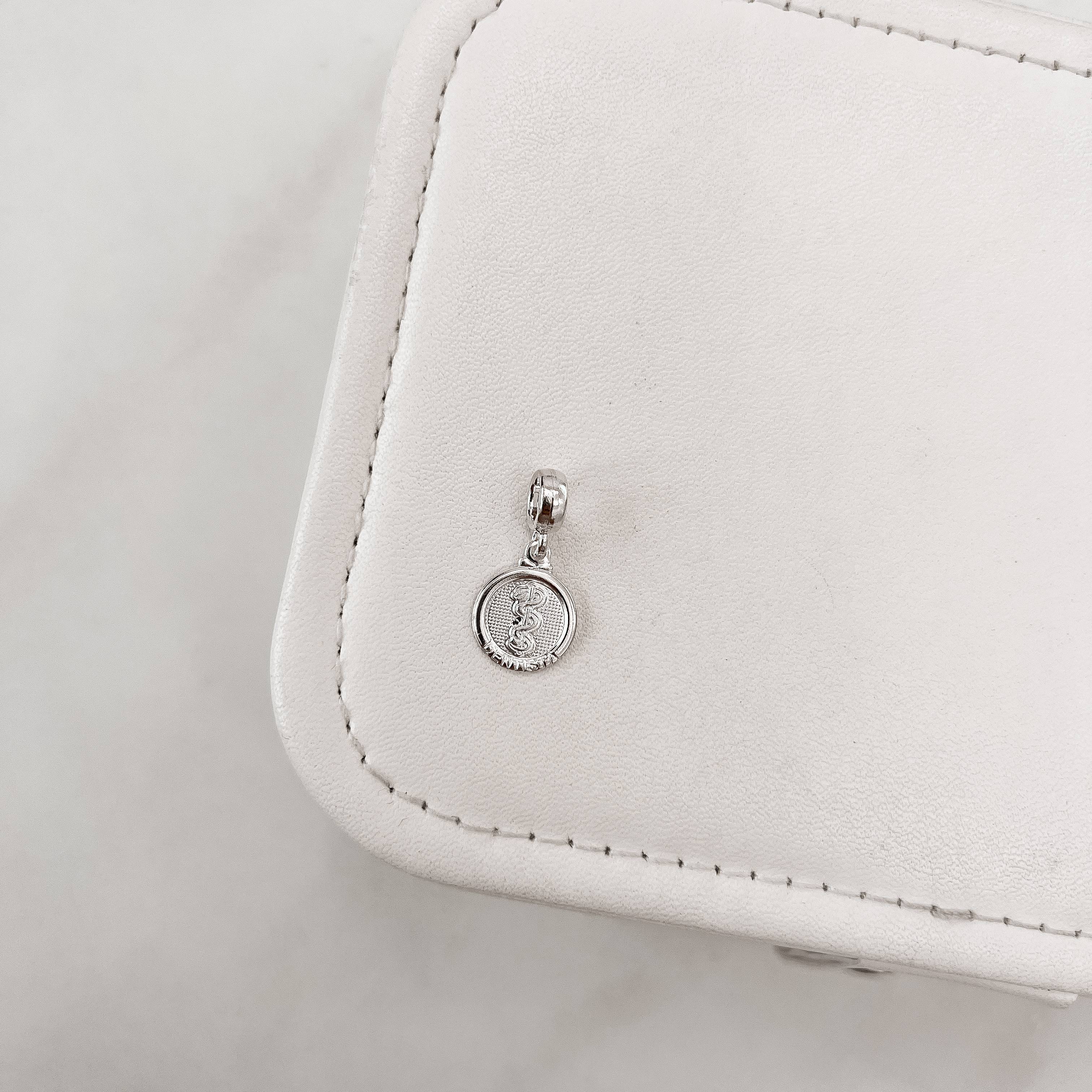 Berloque pingente medalha Dentista 14mm