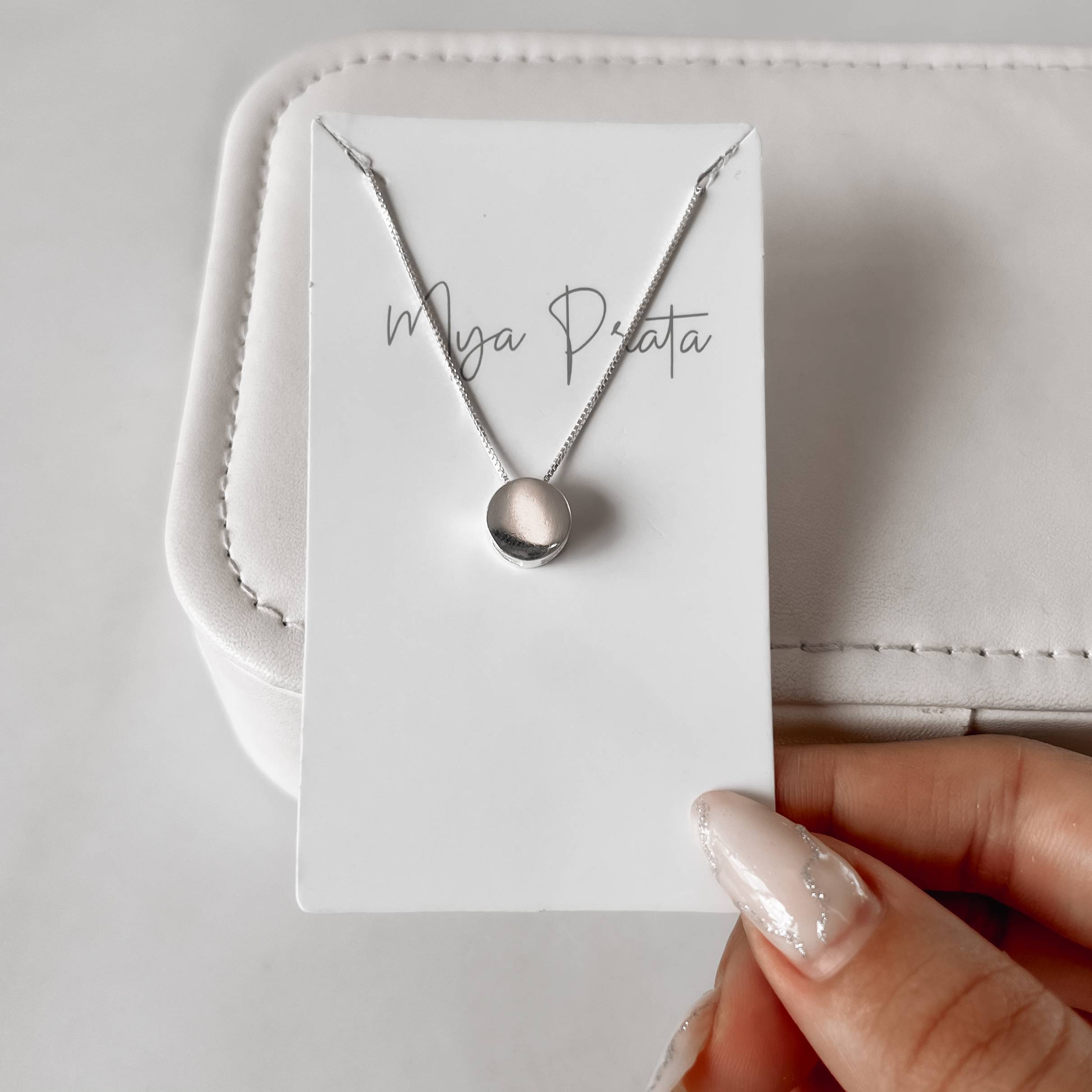 Imagem Secundária Colar círculo passante 9mm 45cm