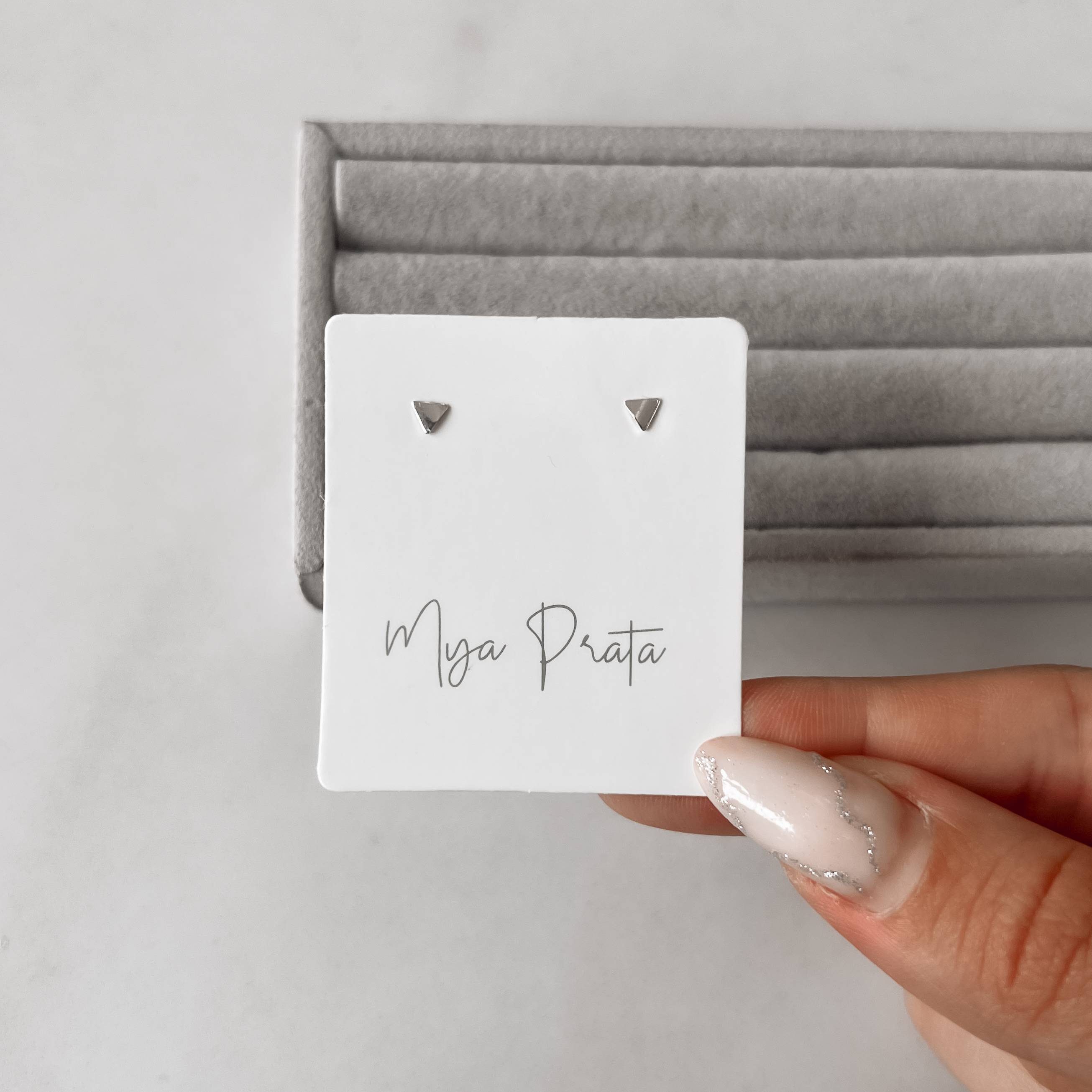 Imagem Brinco triângulo 3mm