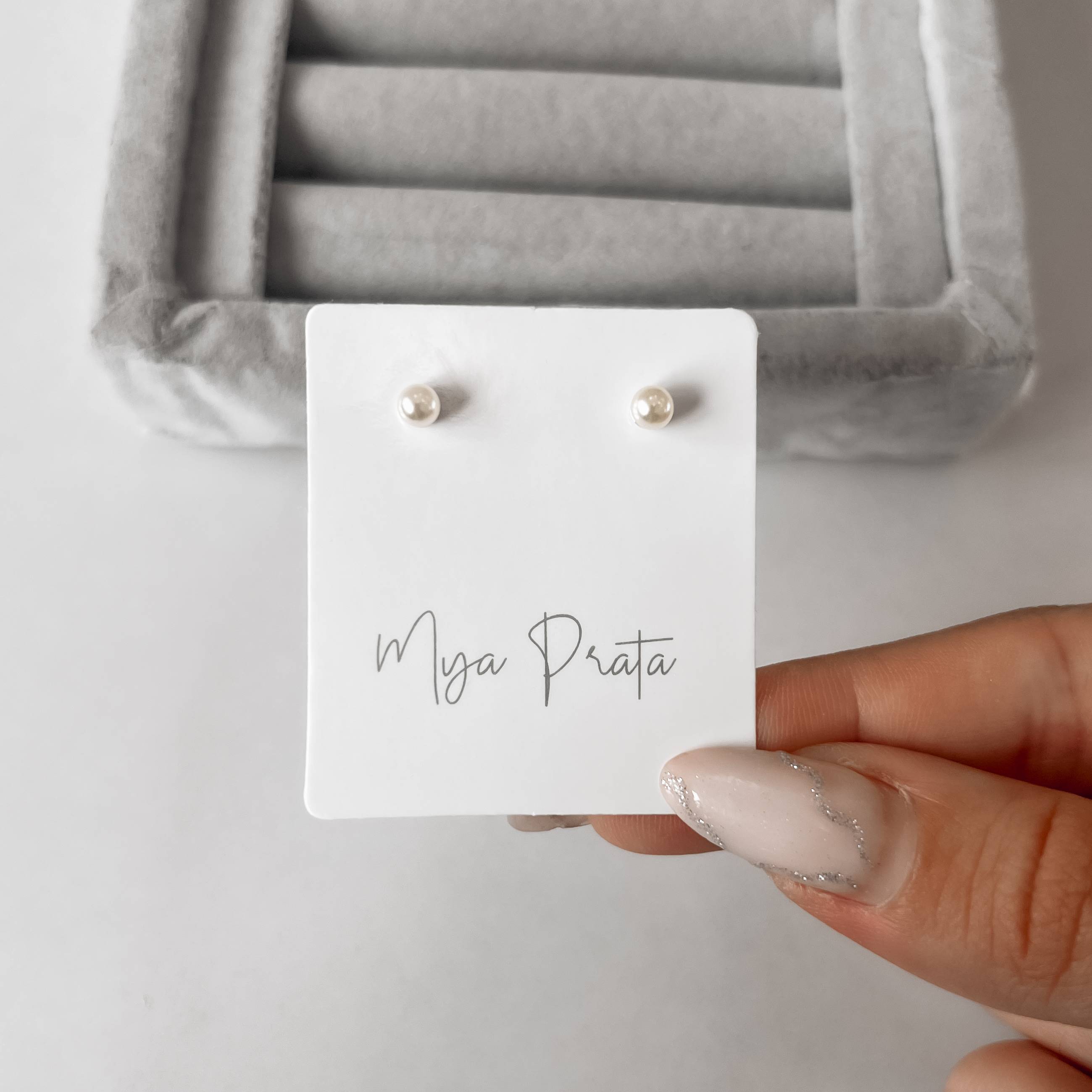 Imagem Secundária Brinco pérola 4mm