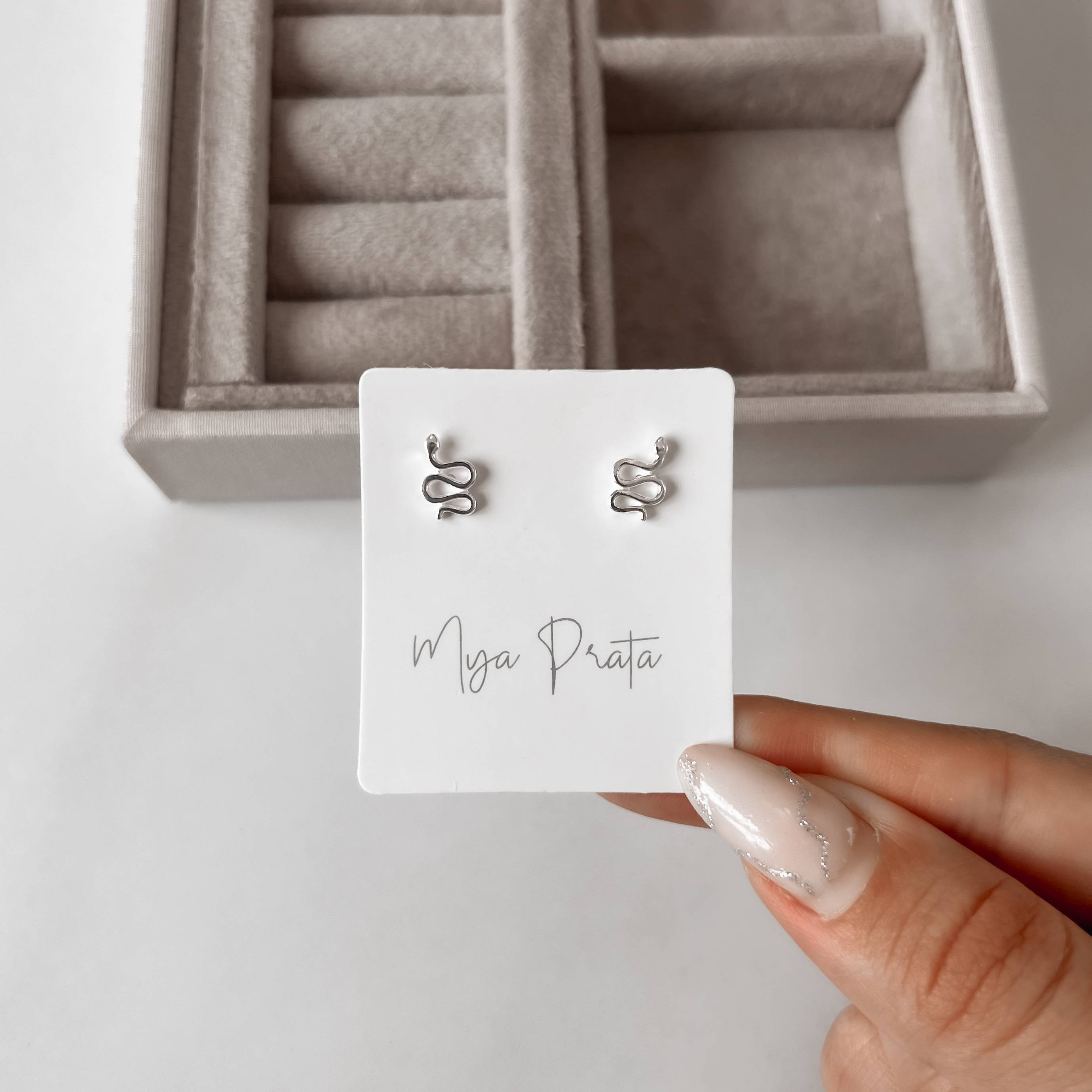 Imagem Brinco cobra lisa 9mm