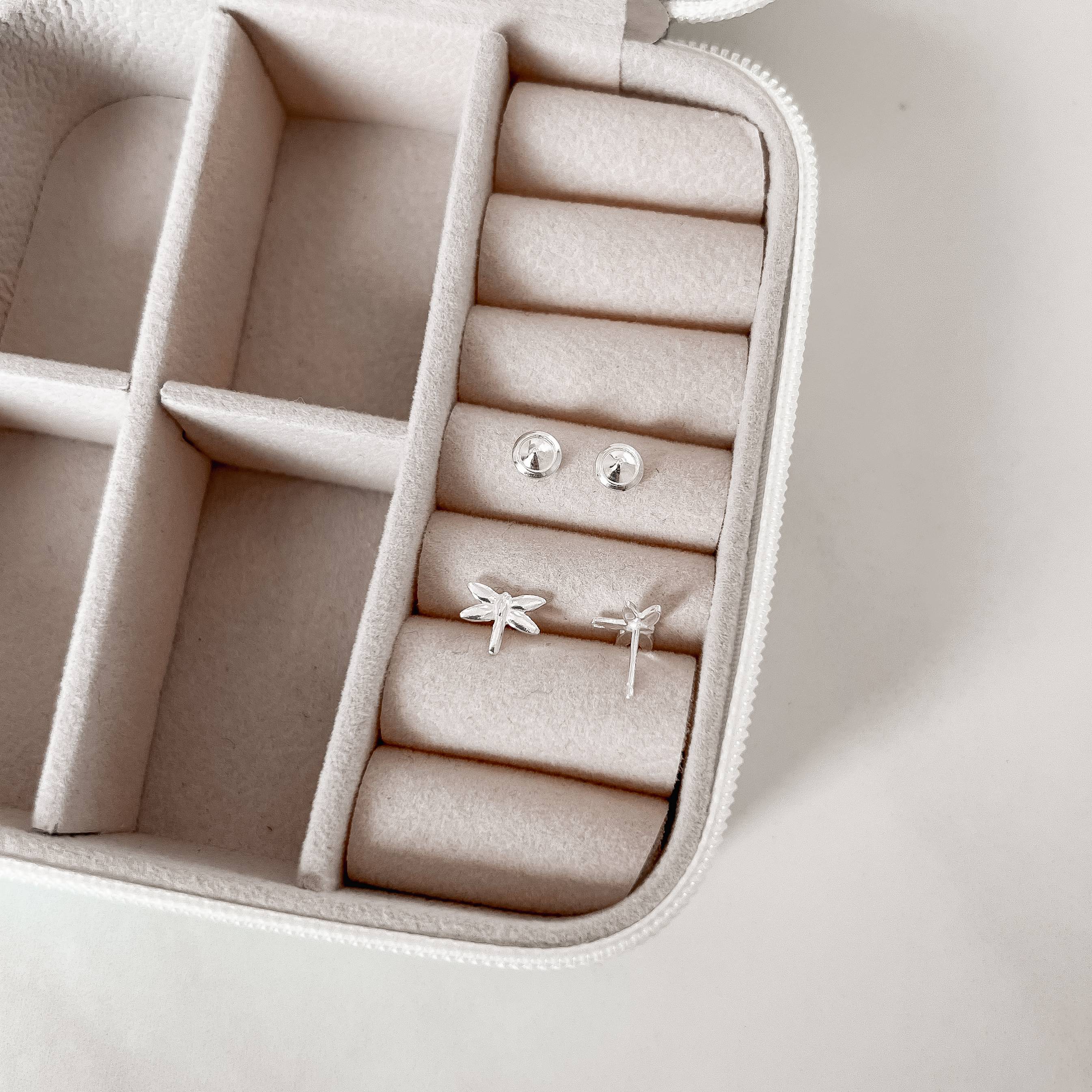 Imagem Secundária Brinco libélula 8mm tarraxa baby