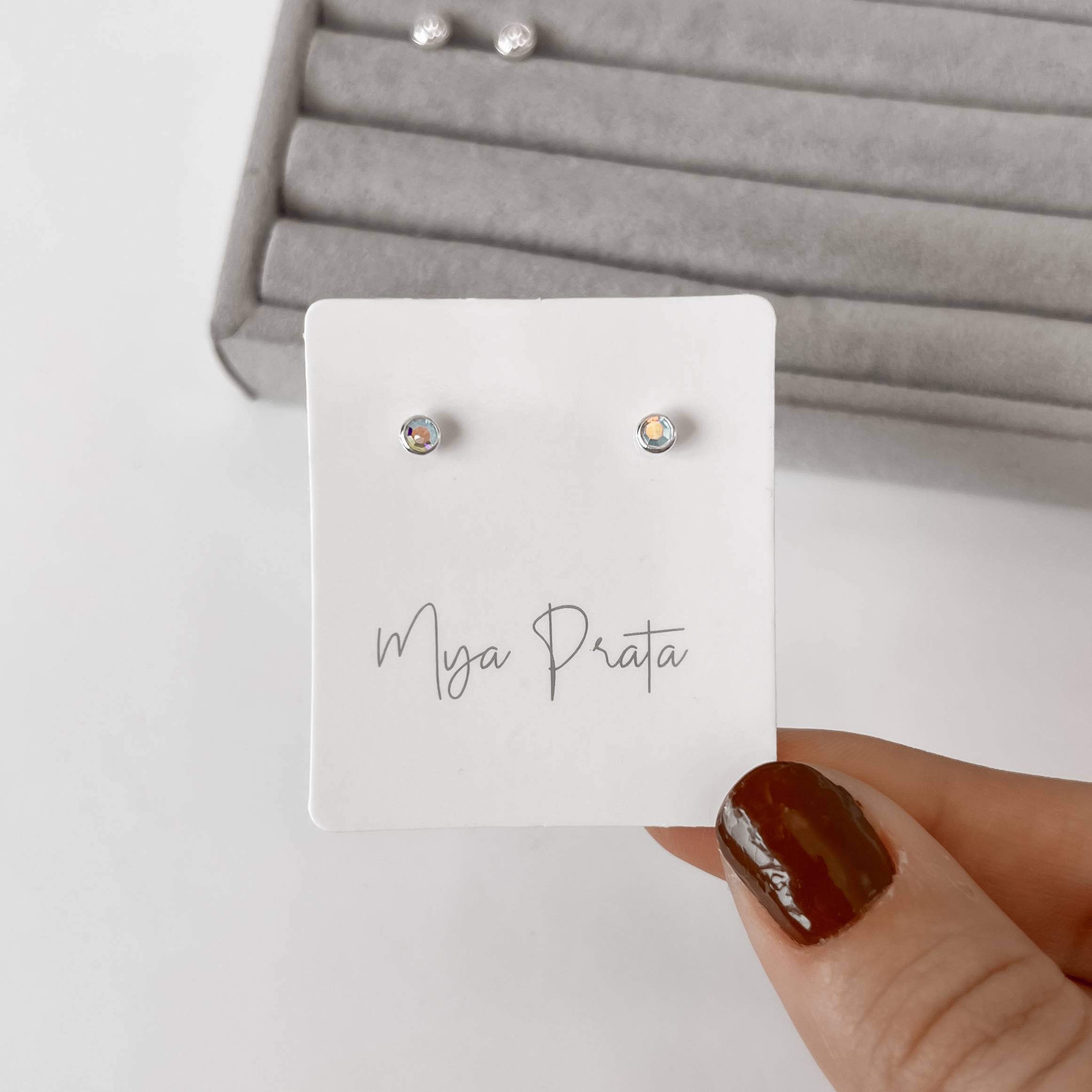 Imagem Brinco infantil zircônia 3mm furta tarraxa baby - CI