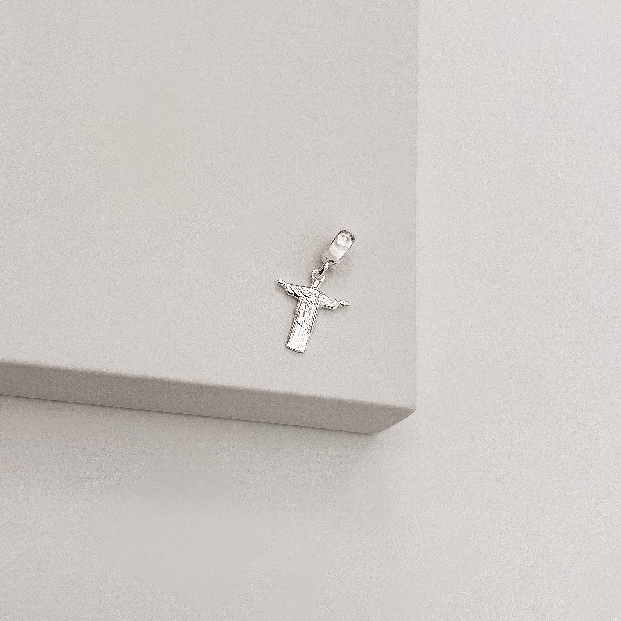 Berloque pingente Cristo 12mm