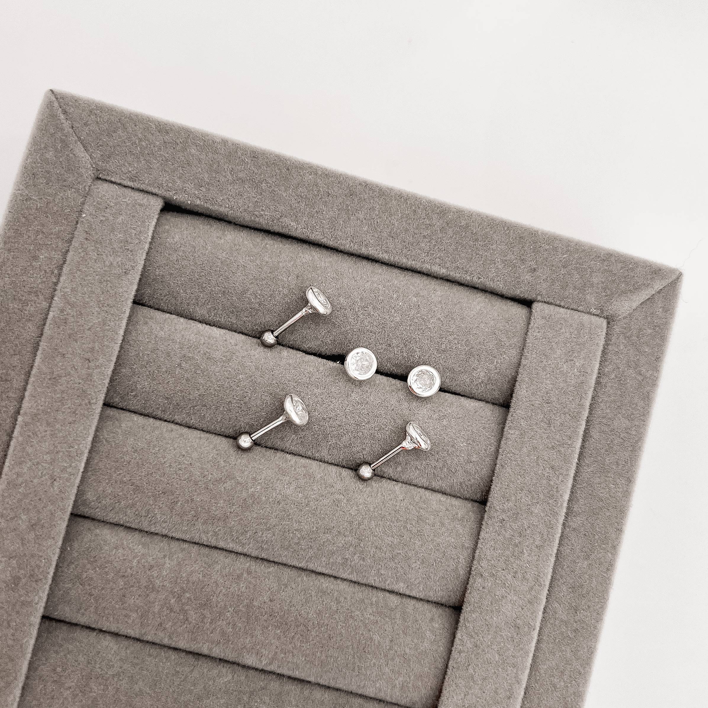 Piercing haste zircônia 5mm