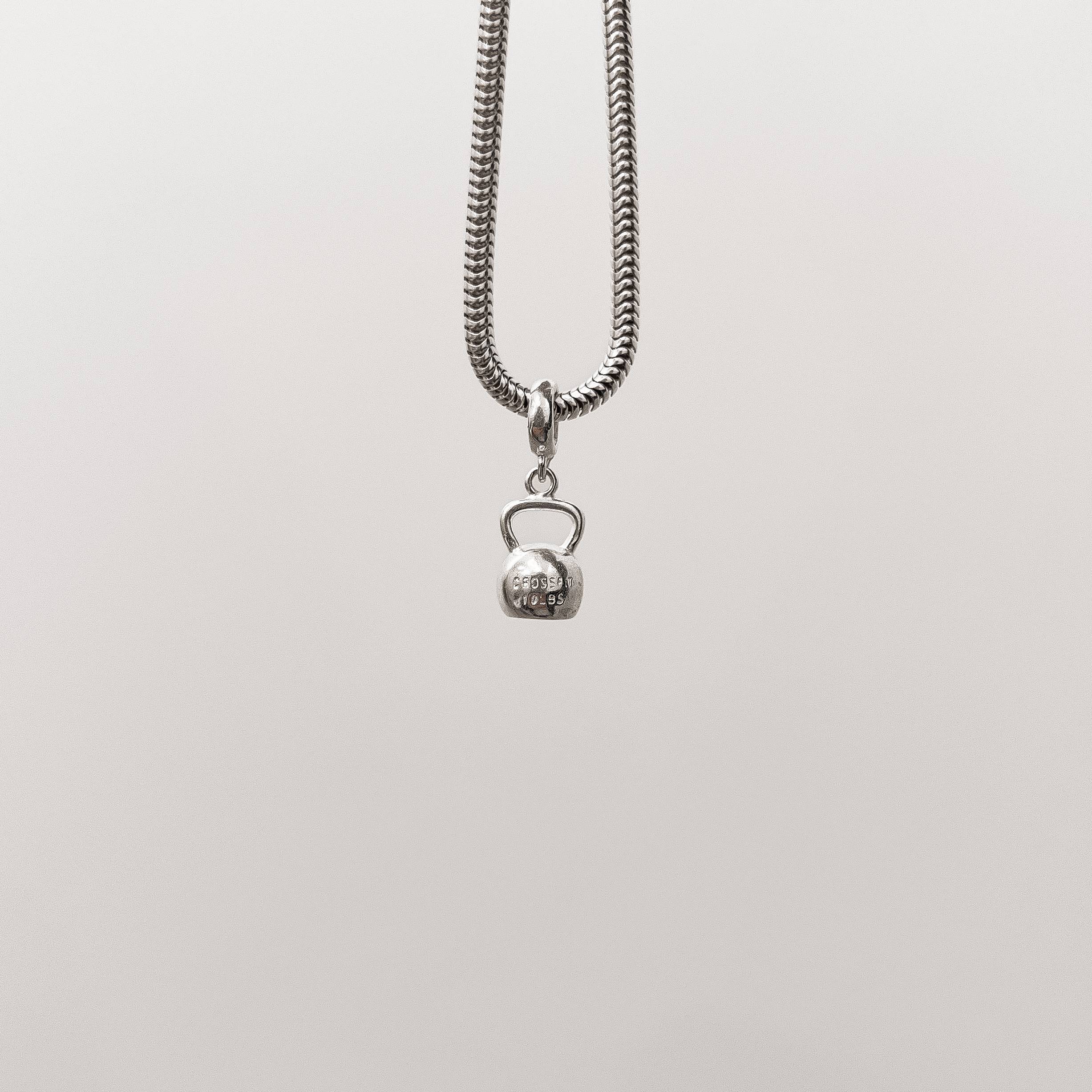 Berloque pingente kettlebell crossfit 10mm