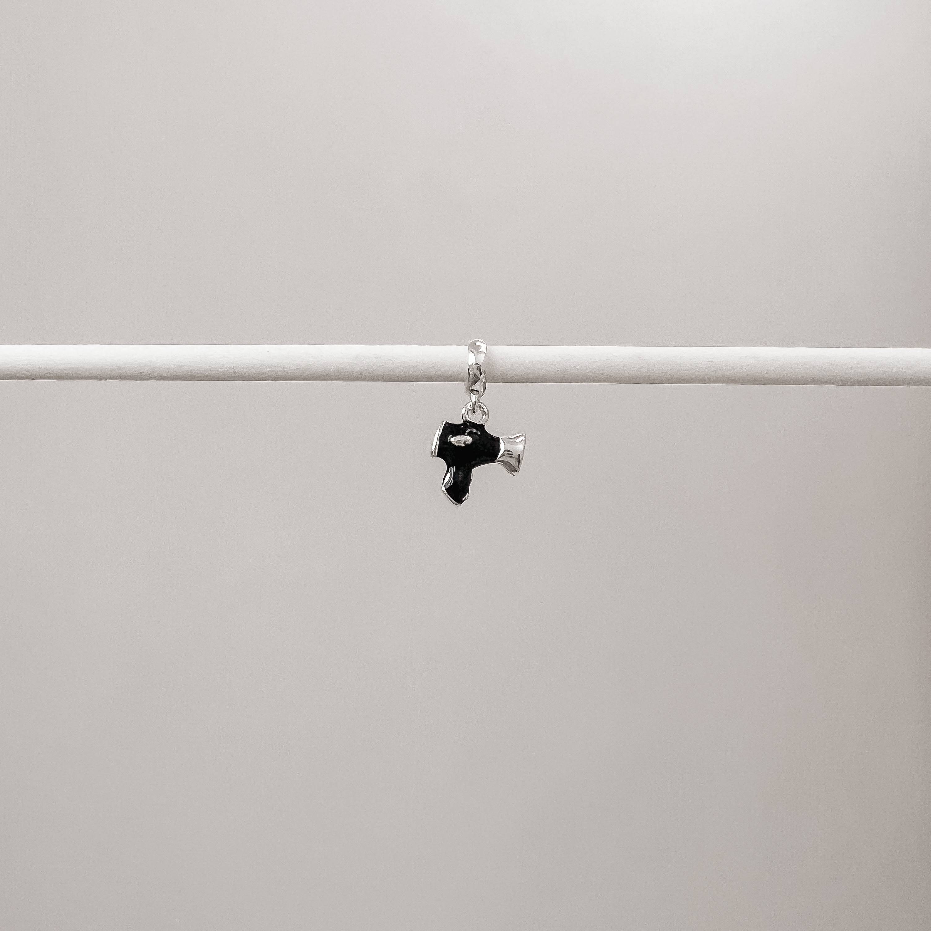 Berloque pingente secador resina 10mm