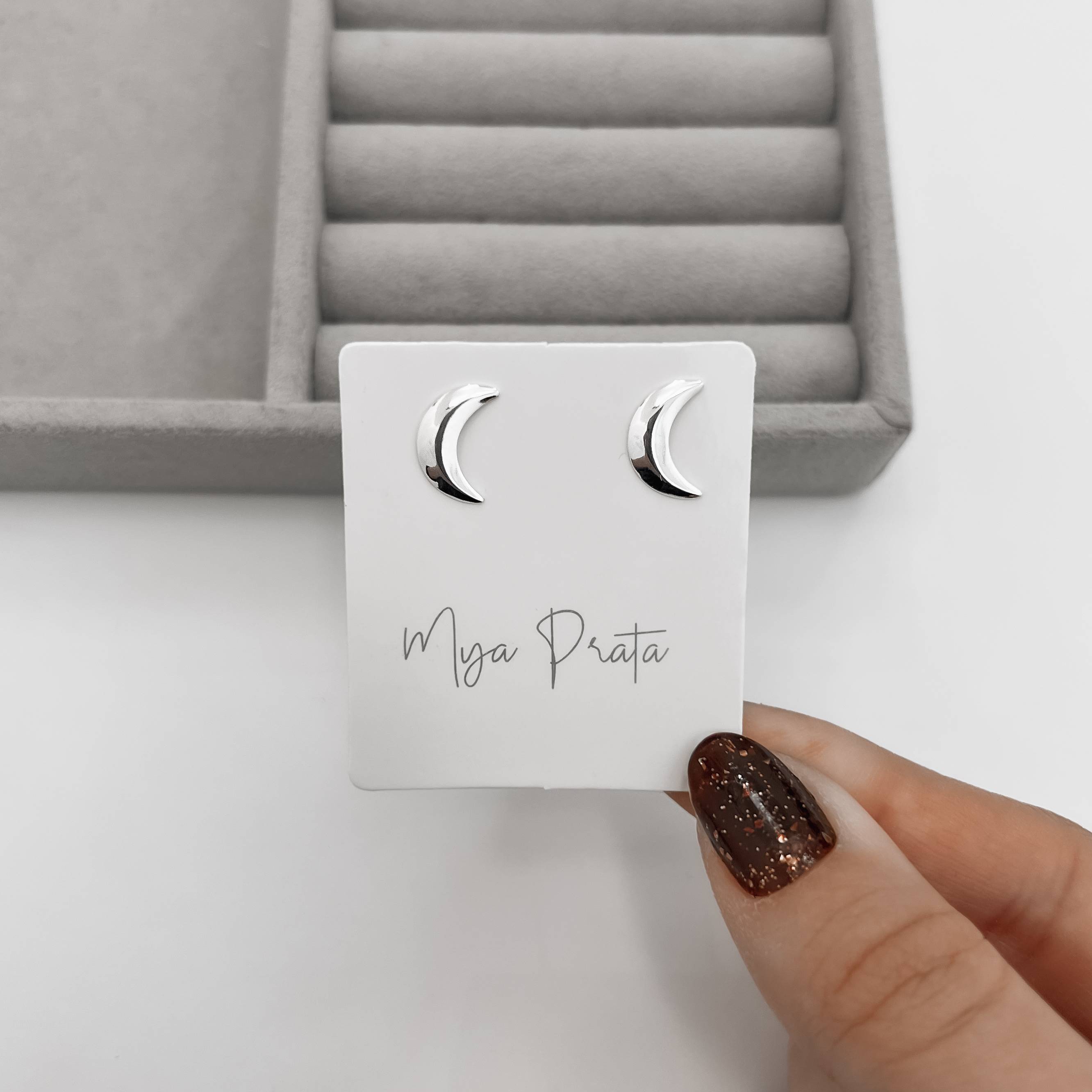 Imagem Brinco lua 12mm