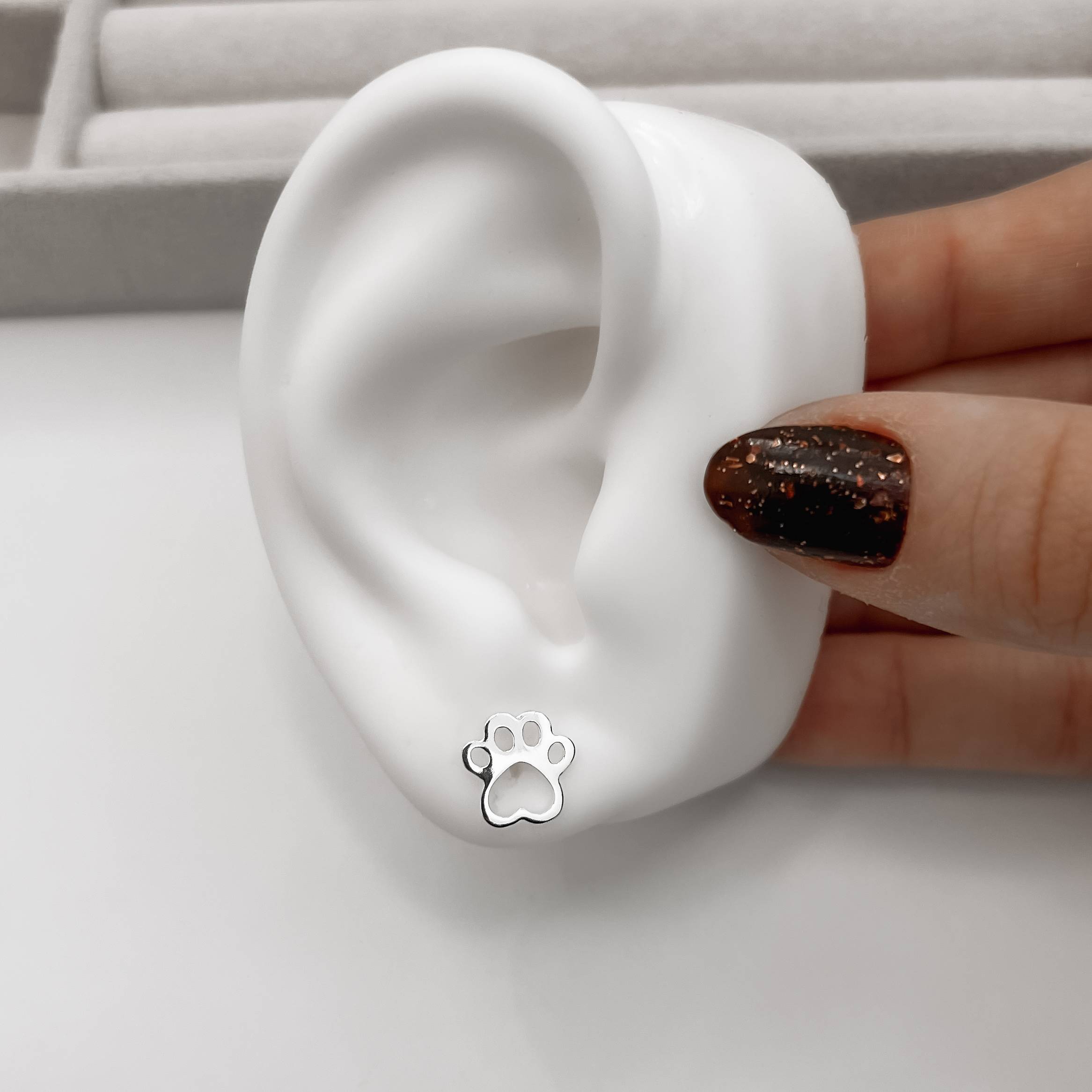 Imagem Secundária Brinco pata 10mm