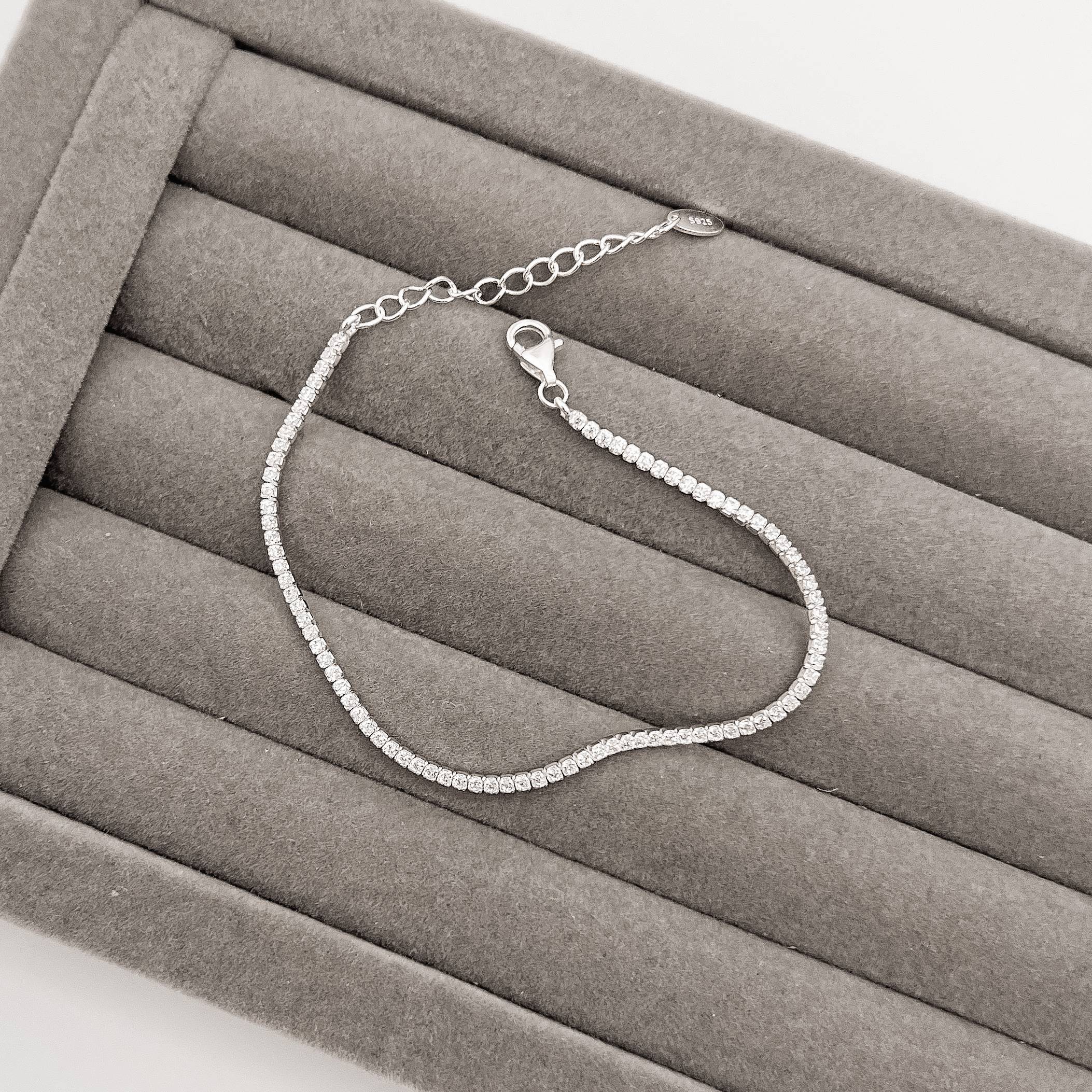 Imagem Secundária Pulseira Riviera cristal 1.7 15,5cm com alongadora