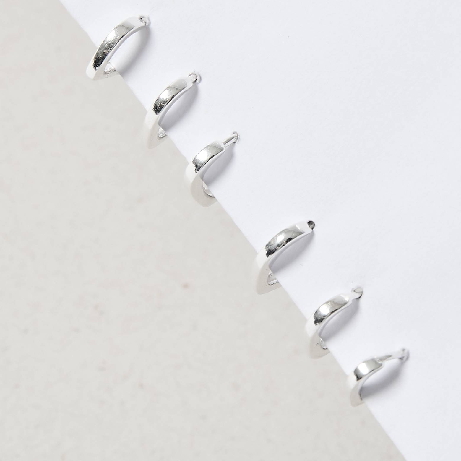 Trio argolas click gota 9, 12 e 13mm