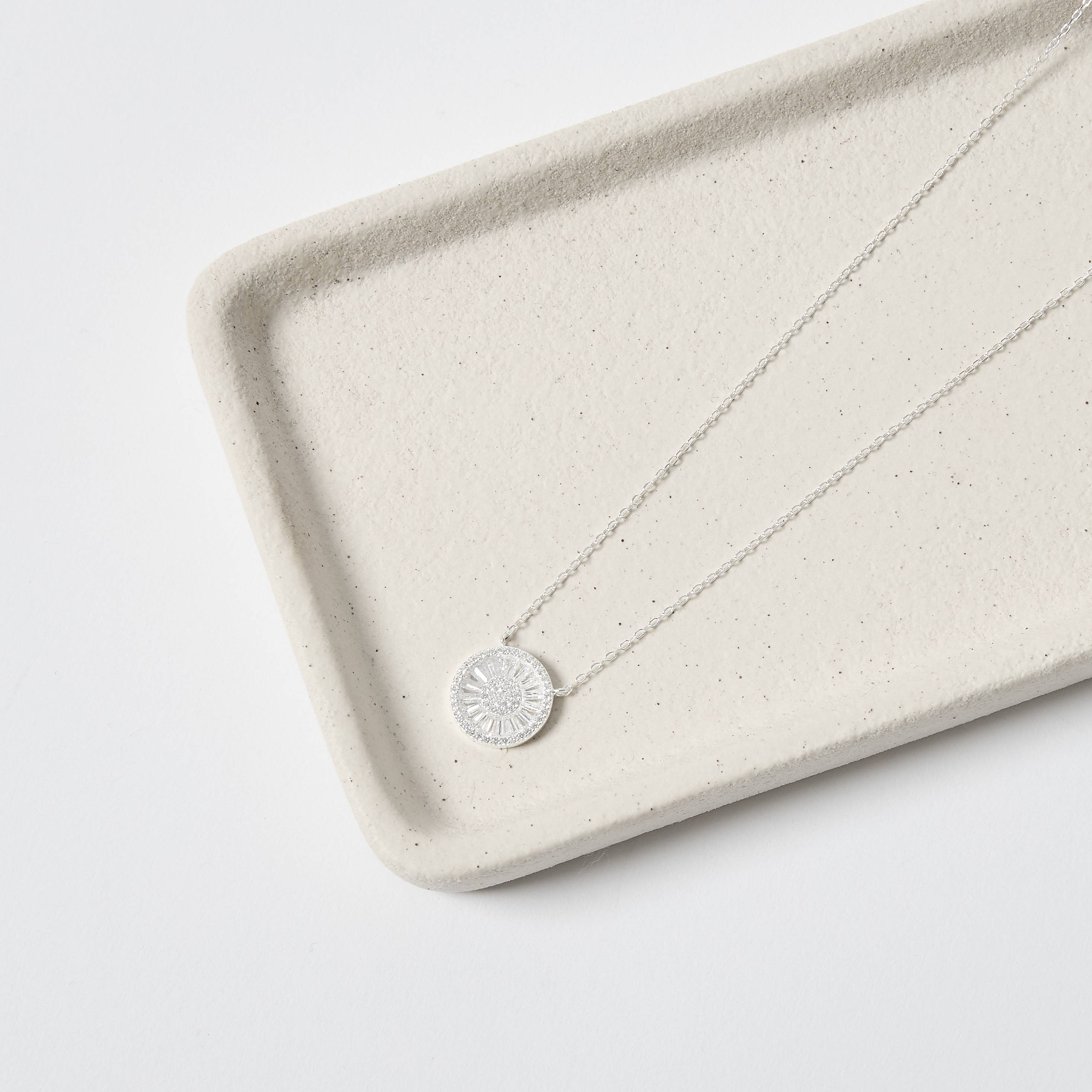 Imagem Colar botão todo cravejado 14mm corrente cadeado 40+5cm