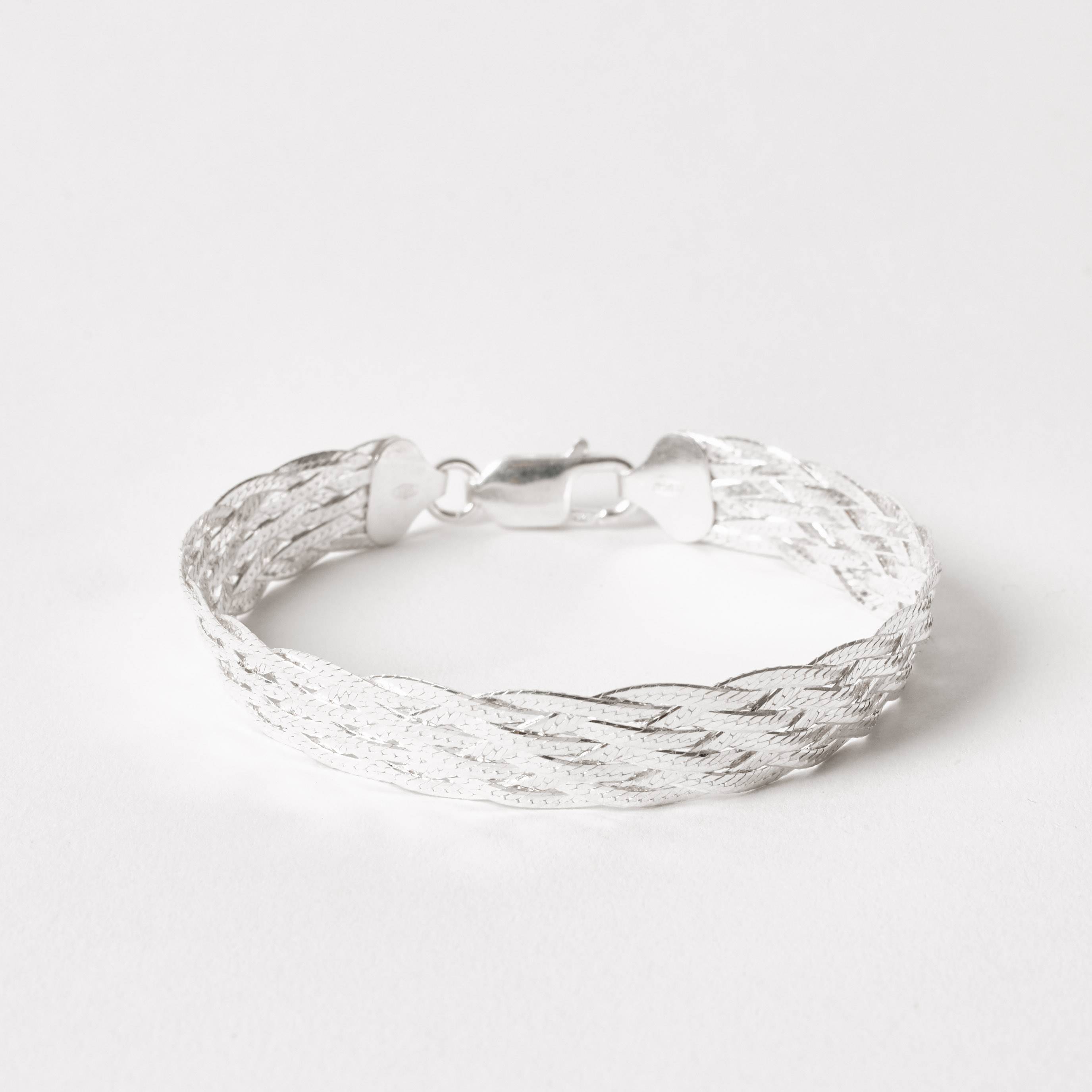 Imagem Secundária Pulseira corrente trança 8 fios 19,5cm