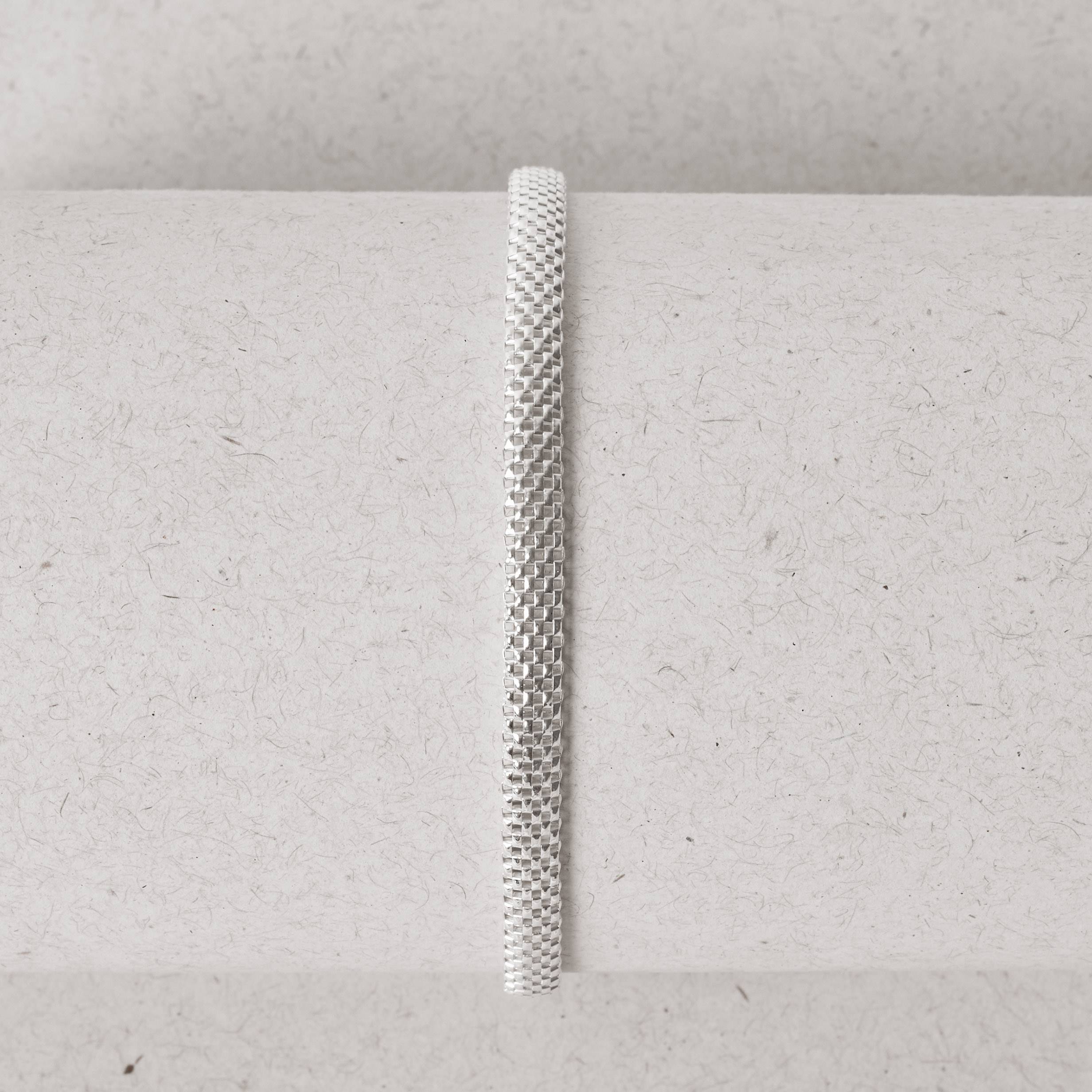 Pulseira pipoca achatada 4.9 20cm