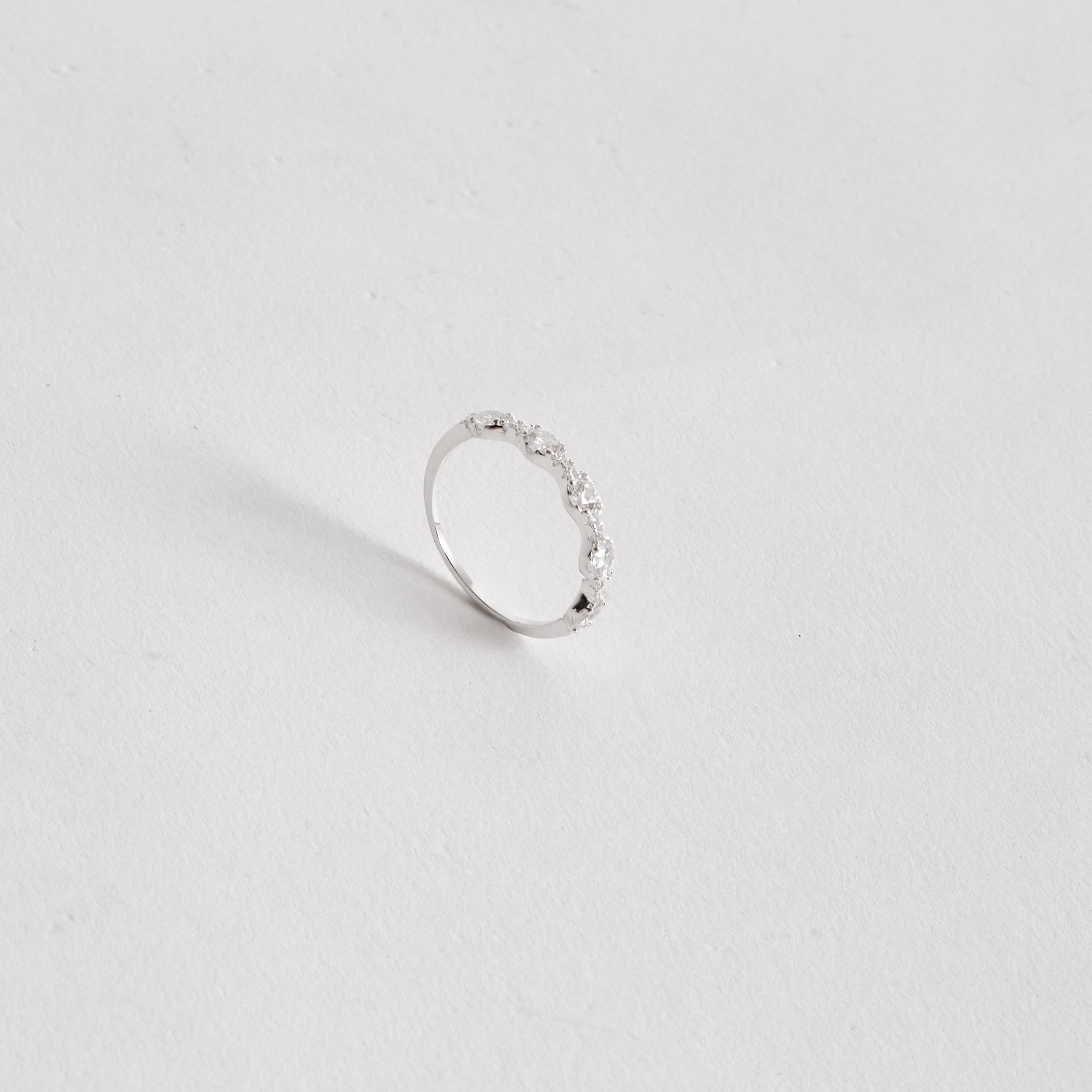 Anel meia aliança trabalhada