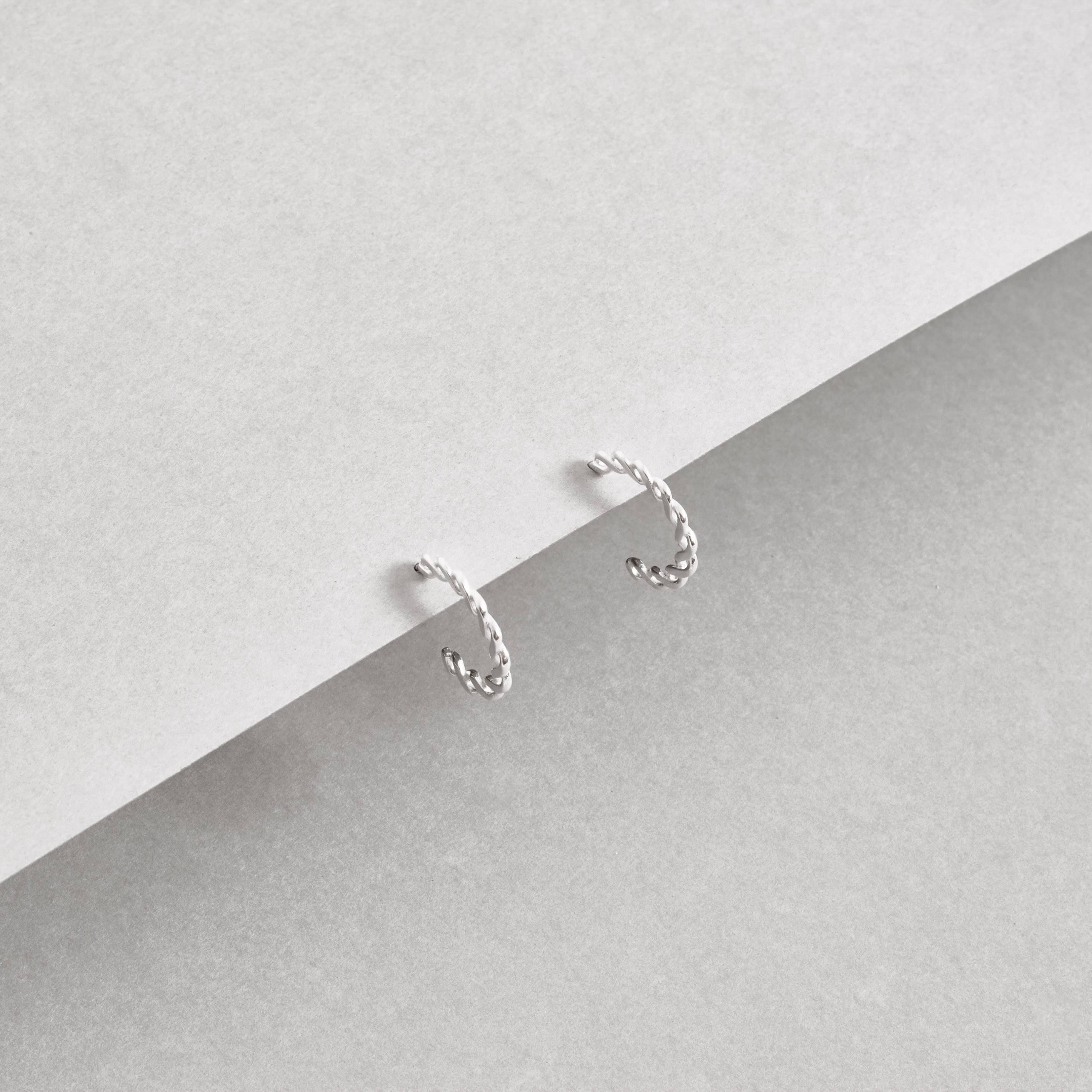 Argola trançada 15mm tarraxa