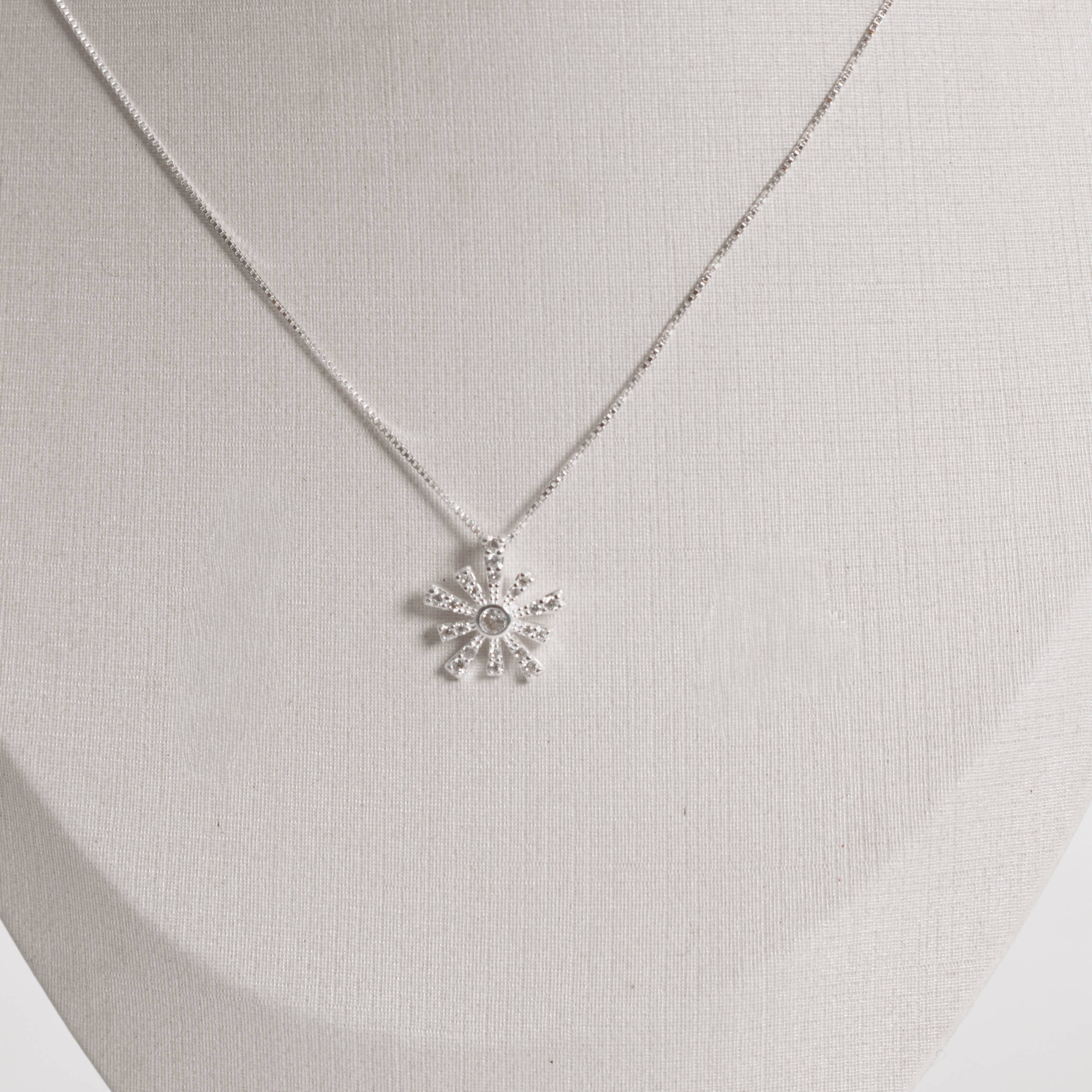 Colar palitos cravejados 14mm 45cm