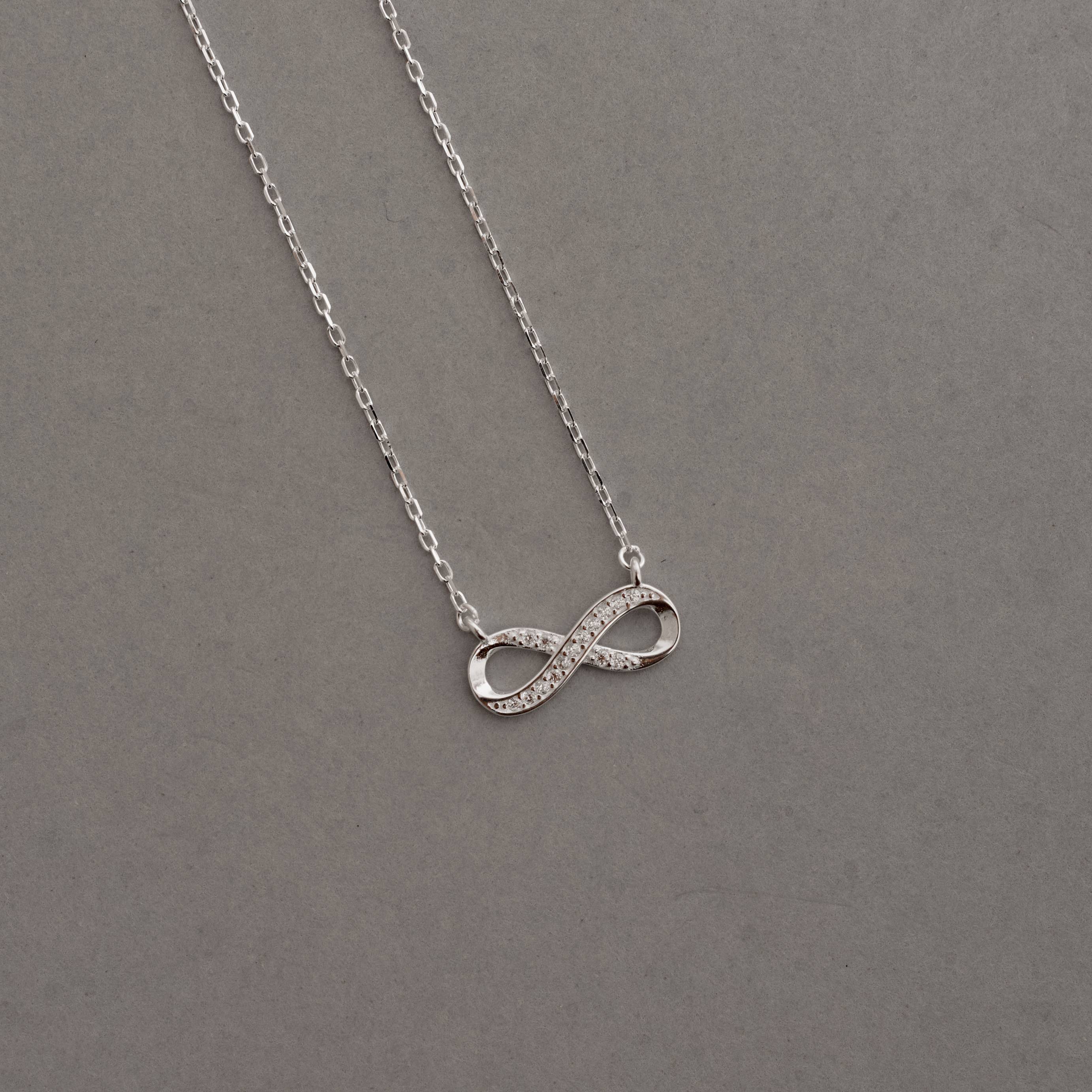 Colar entremeio infinito cravejado 15mm corrente cadeado 40+5cm