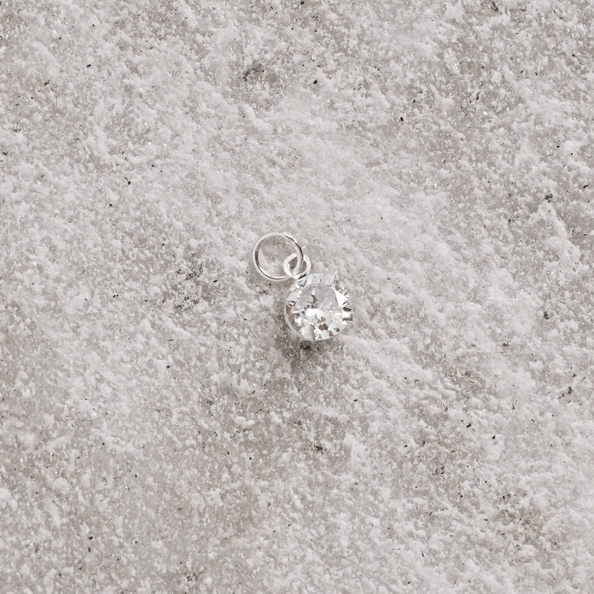 Pingente zircônia 5mm