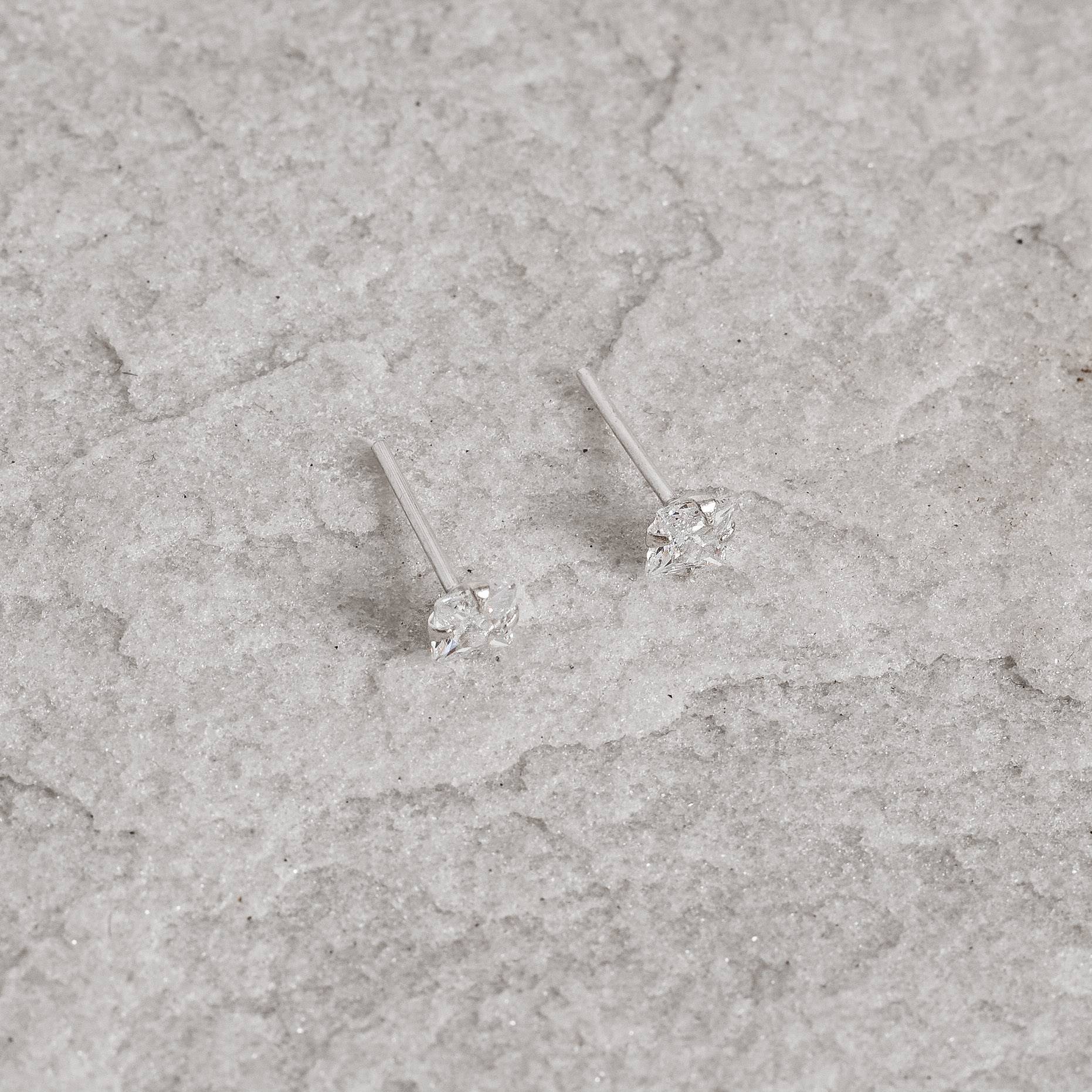 Imagem Secundária Brinco zircônia quadrada cristal 4mm