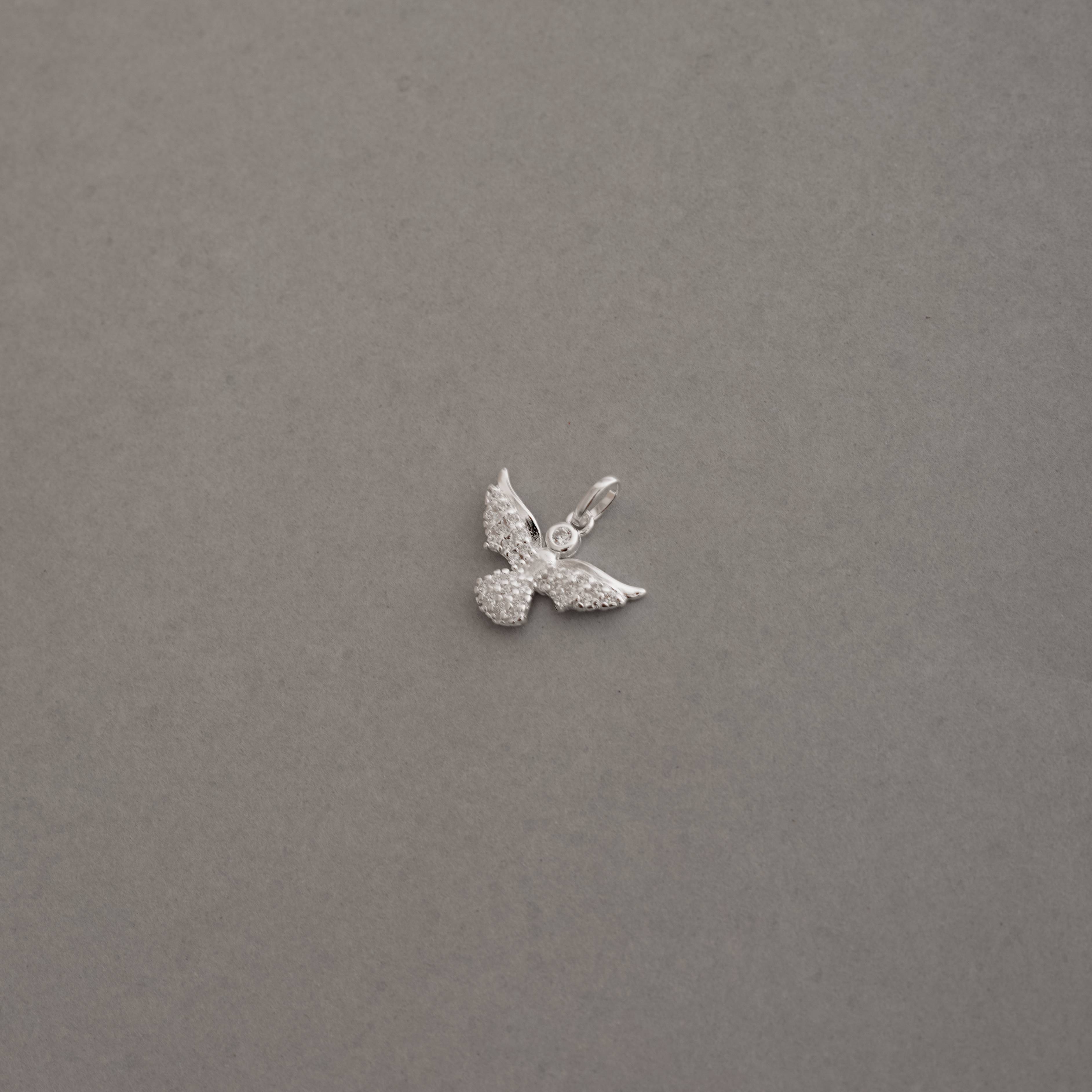 Pingente Espírito Santo cravejado 19mm