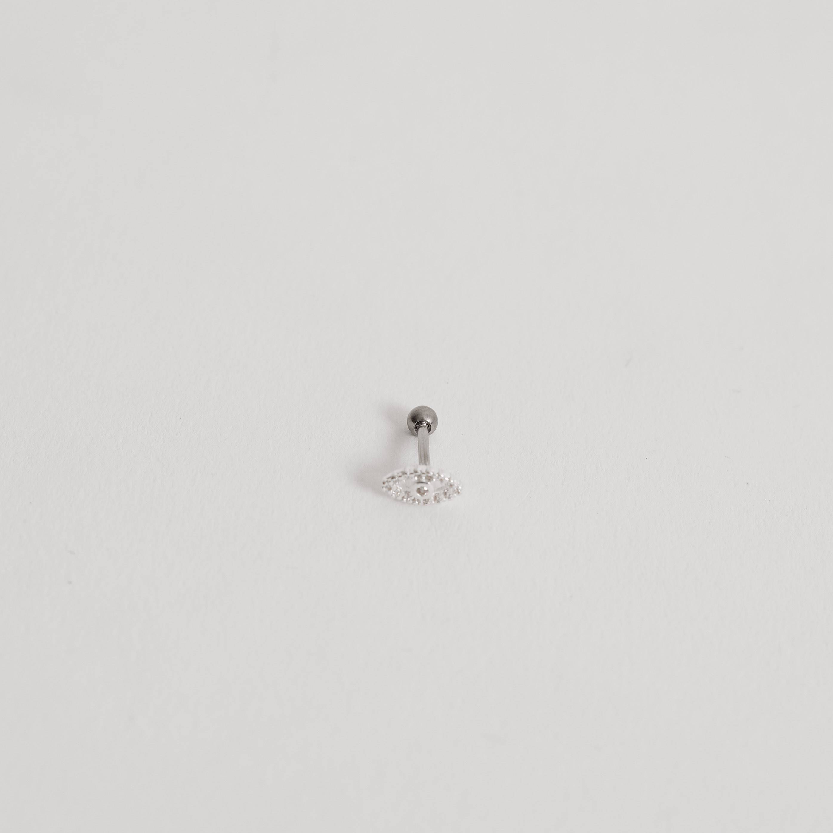 Imagem Secundária Piercing haste olho cravejado 7mm