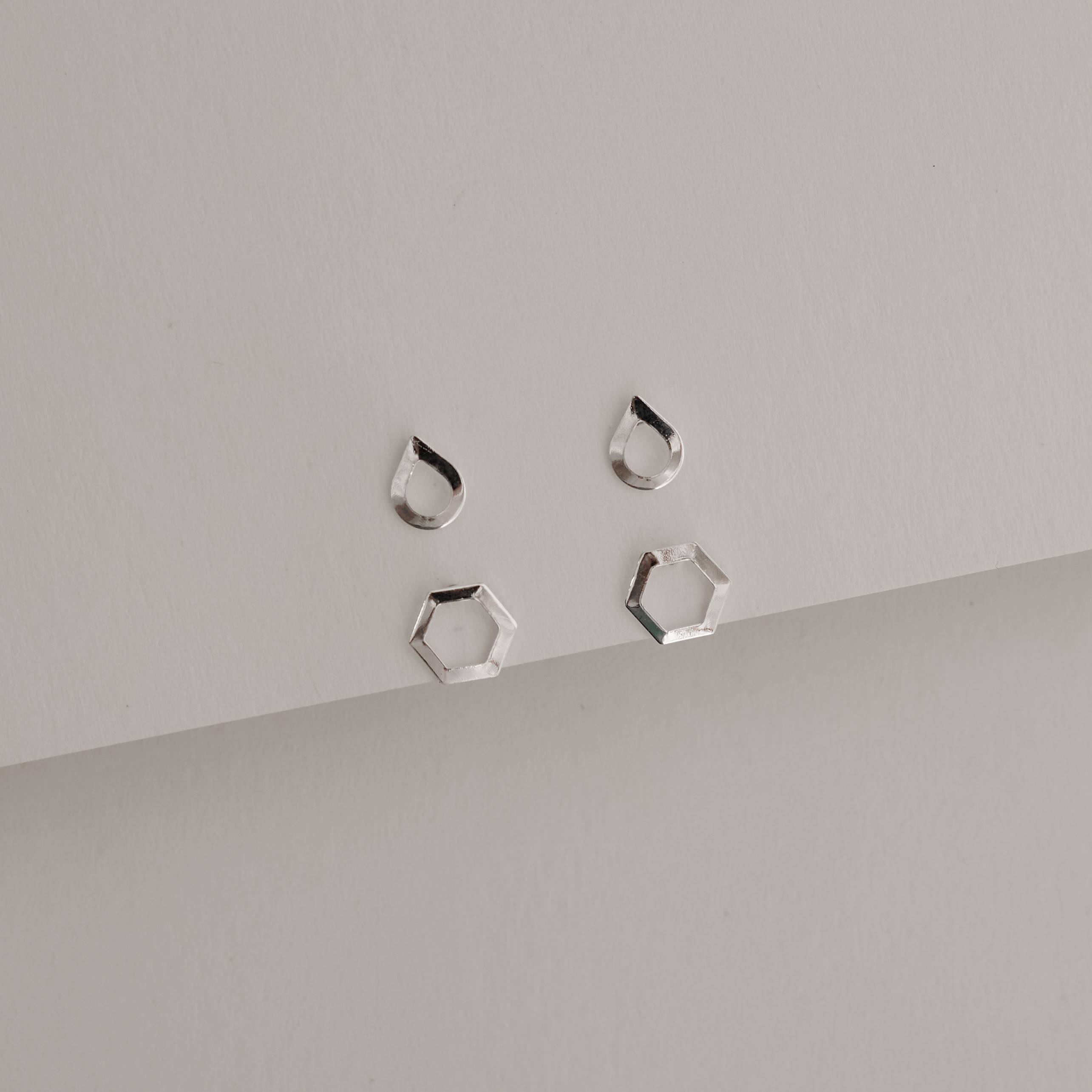 Dupla gota e hexágono vazados 6mm