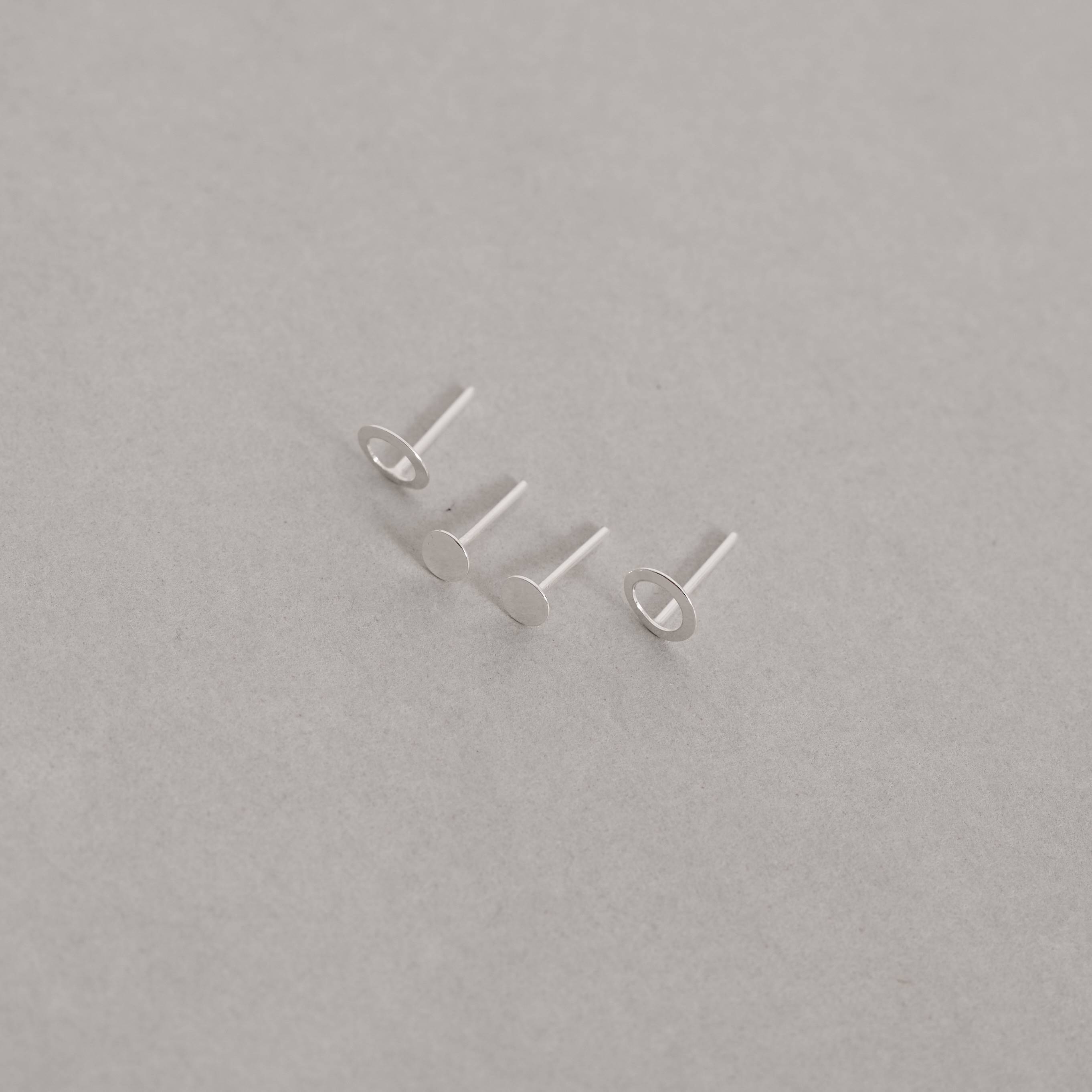 Dupla círculo 4mm e círculo vazado 6mm