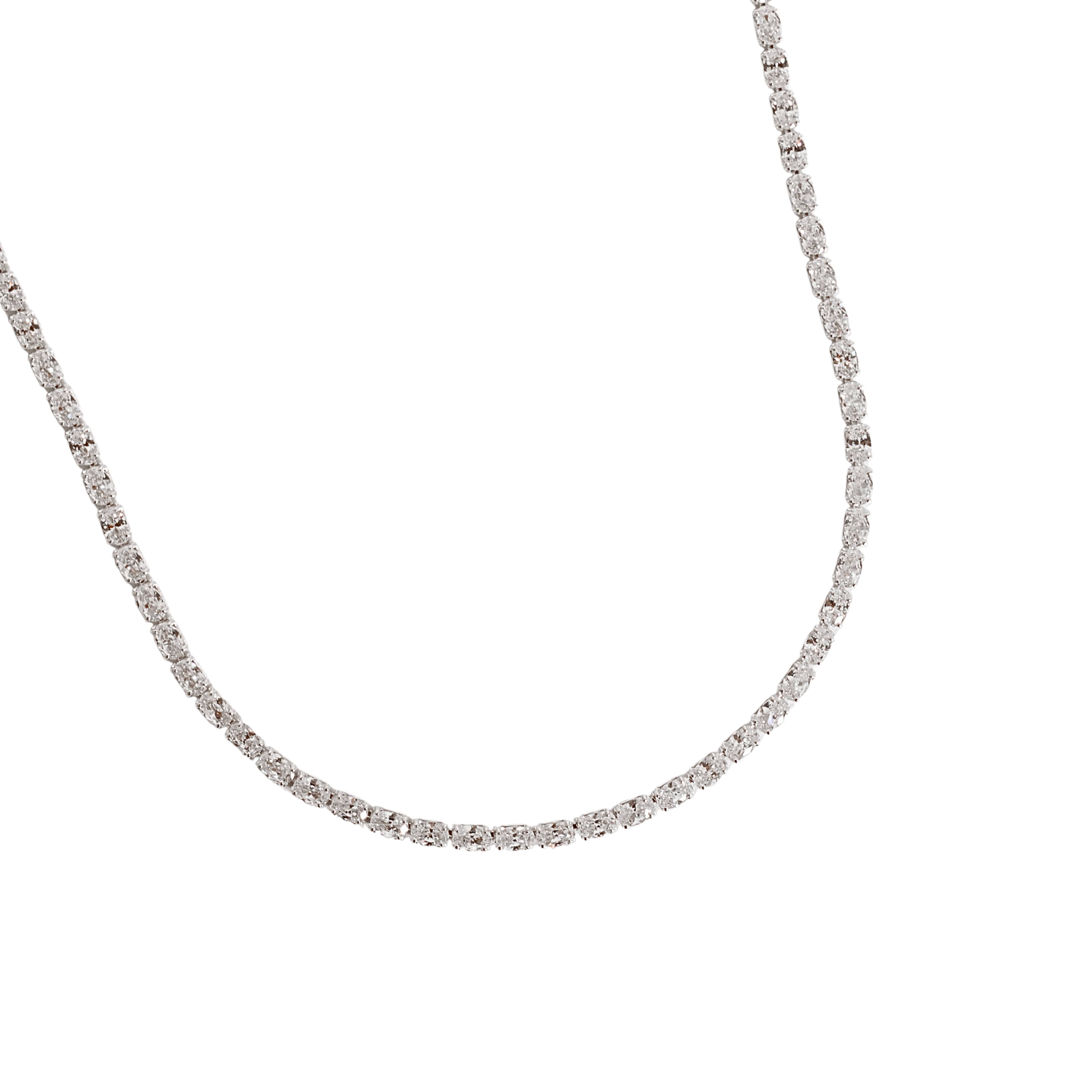 Imagem Colar Riviera zircônias ovais 2.1 40+5cm