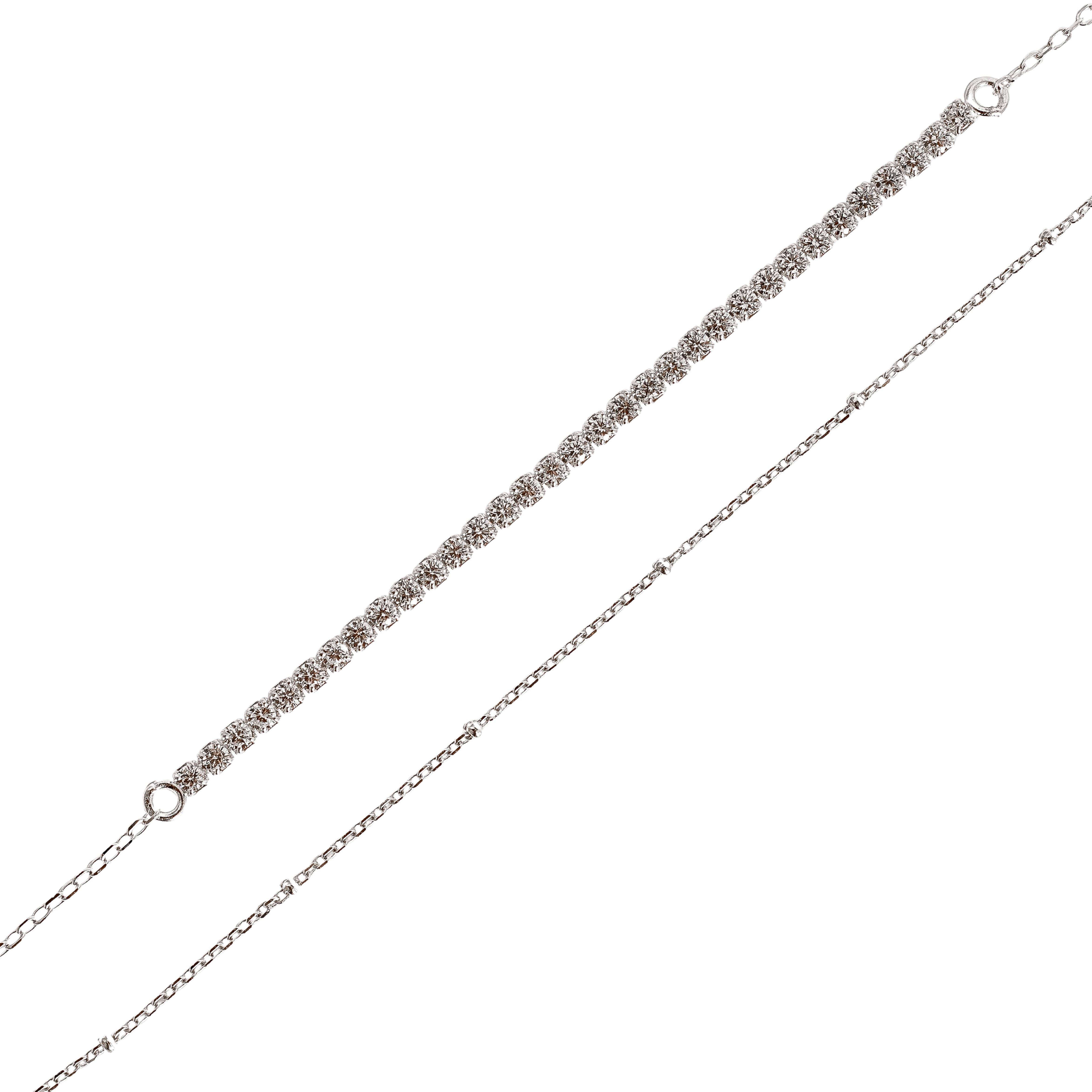 Imagem Pulseira dupla riviera 2.2 e cadeado com disco 17+3cm