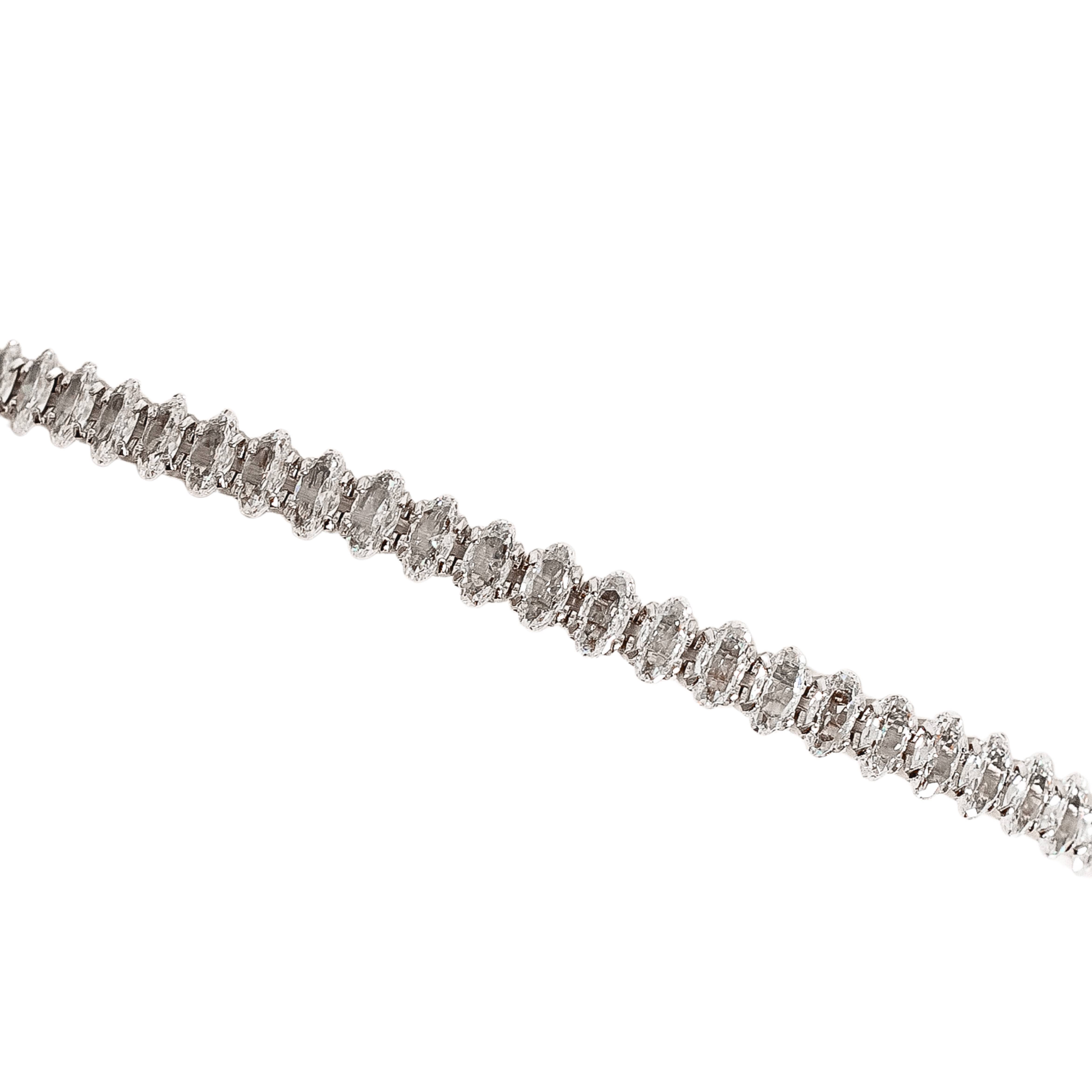 Imagem Pulseira Riviera zircônias ovais 3.9 ródio