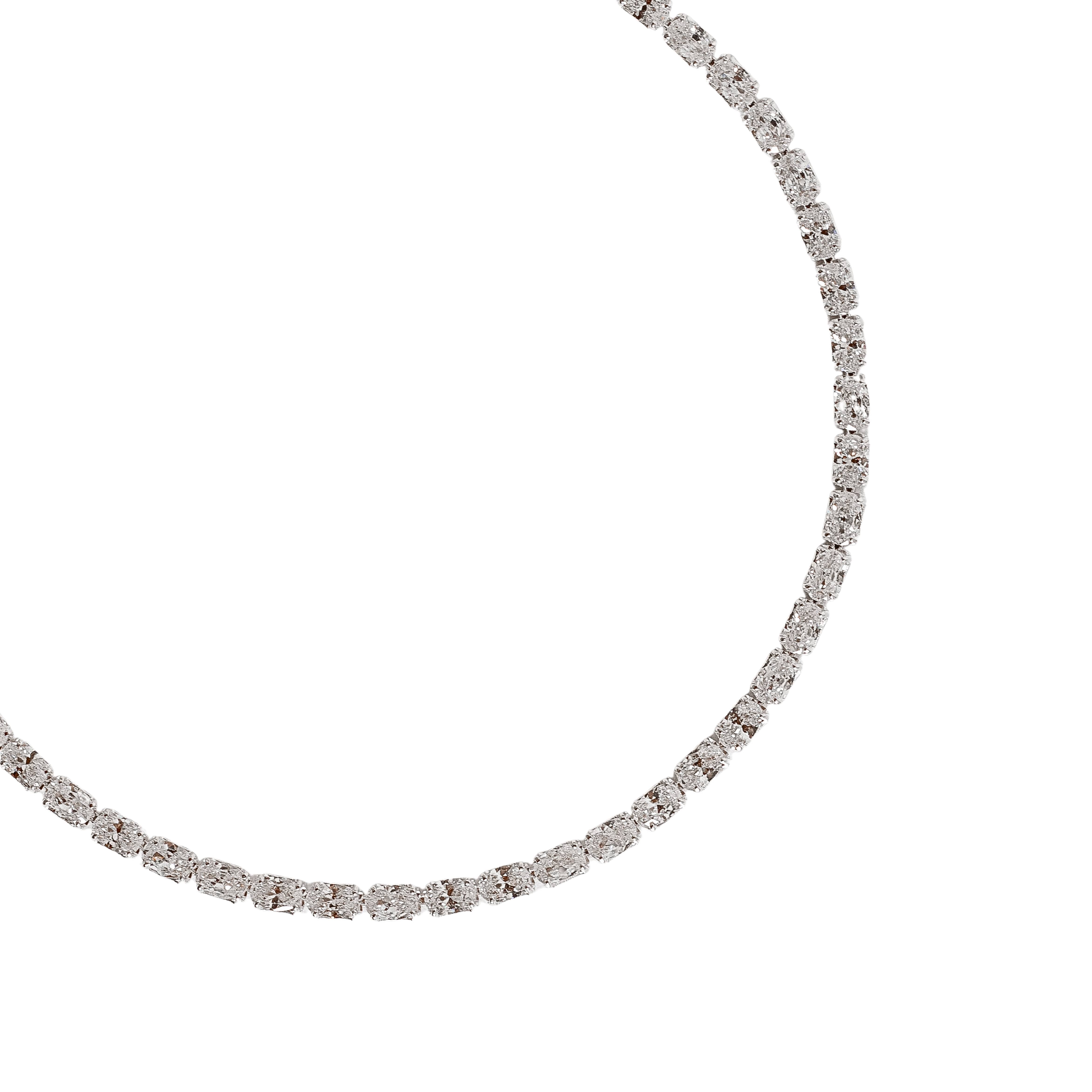 Imagem Pulseira Riviera zircônias ovais 2.1 16+4cm