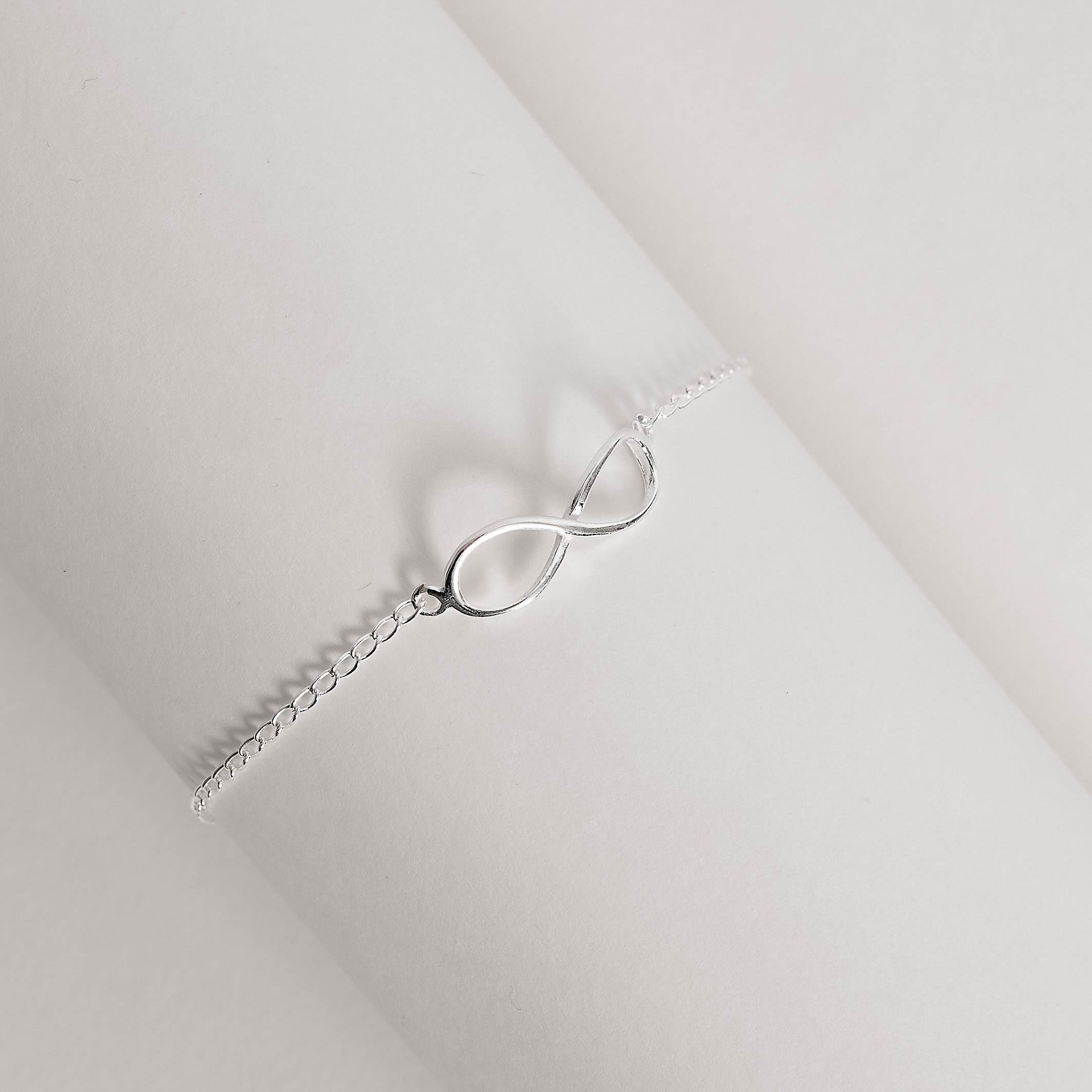 Imagem Secundária Pulseira entremeio infinito 22mm corrente grumet 17+3cm