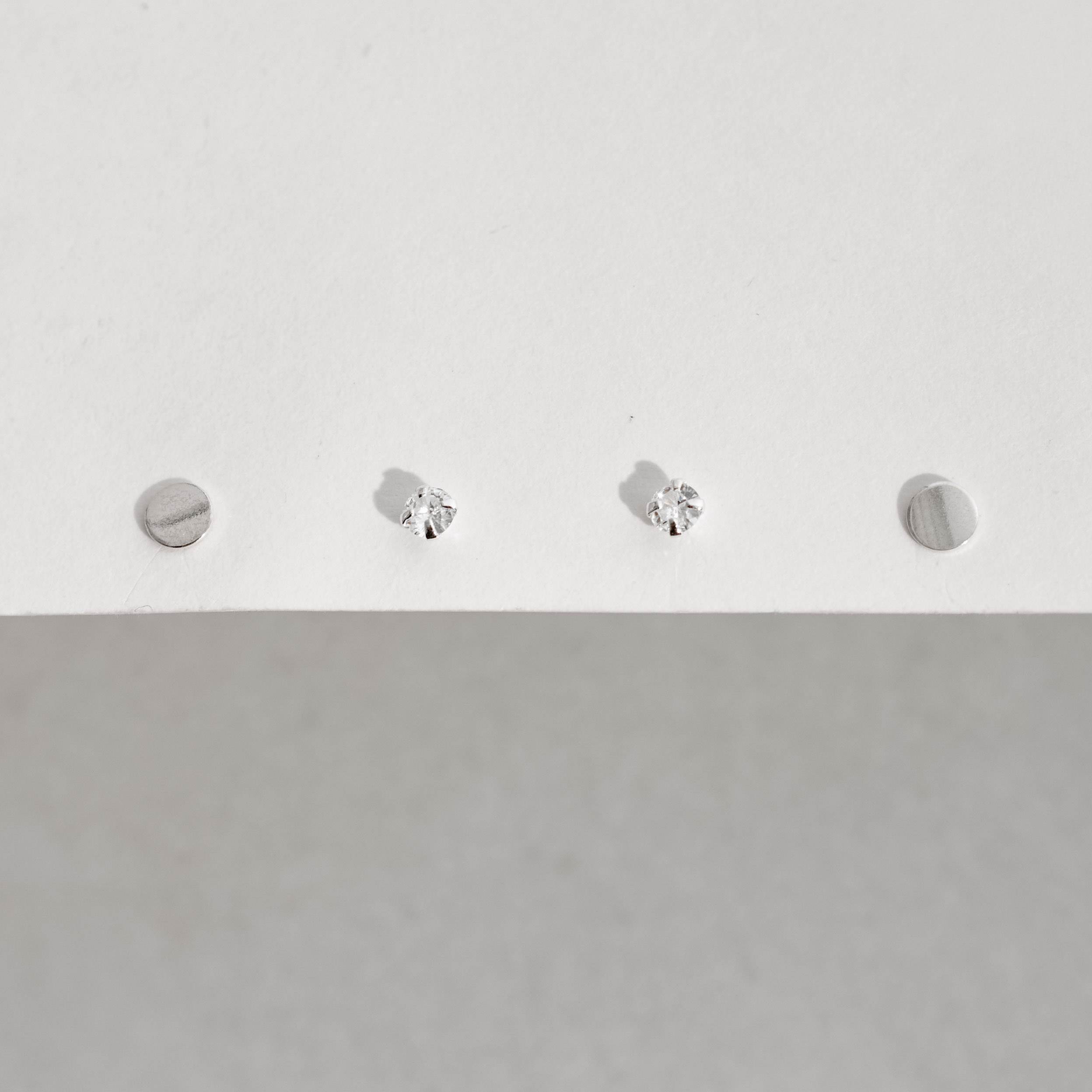 Dupla zircônia 3mm e círculo 4mm