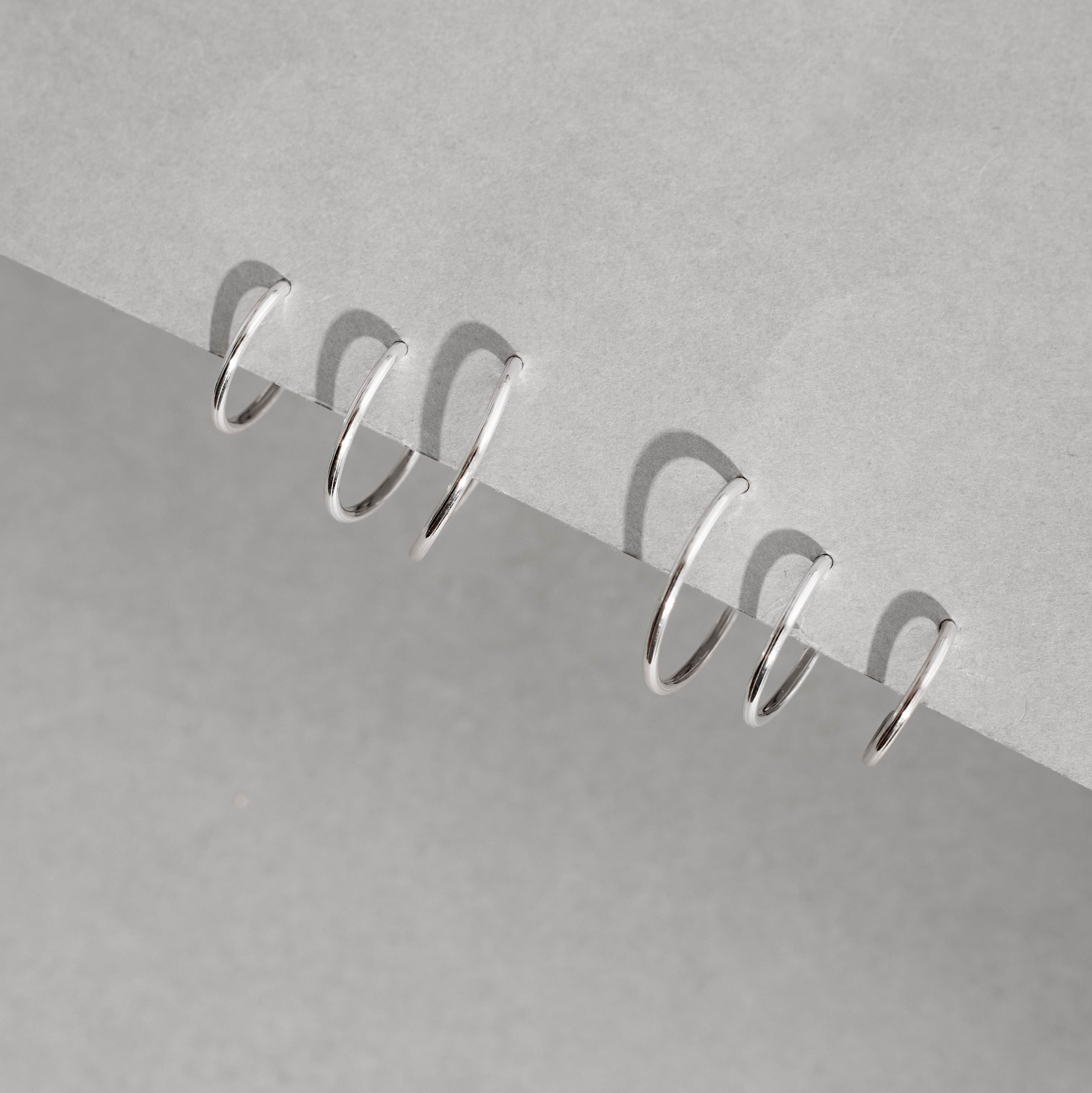 Trio argolas 10, 12 e 14mm