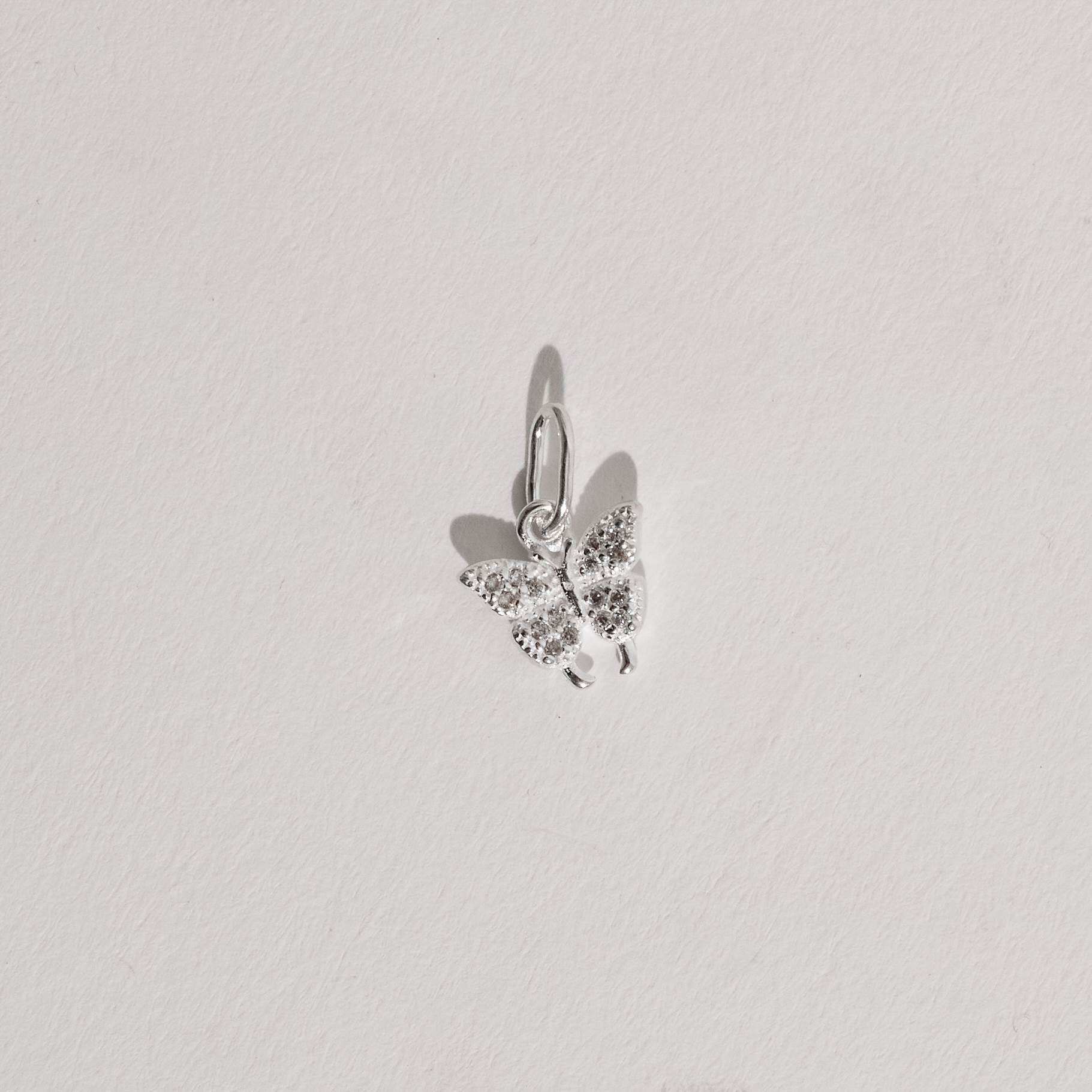 Imagem Pingente borboleta cravejada 10mm