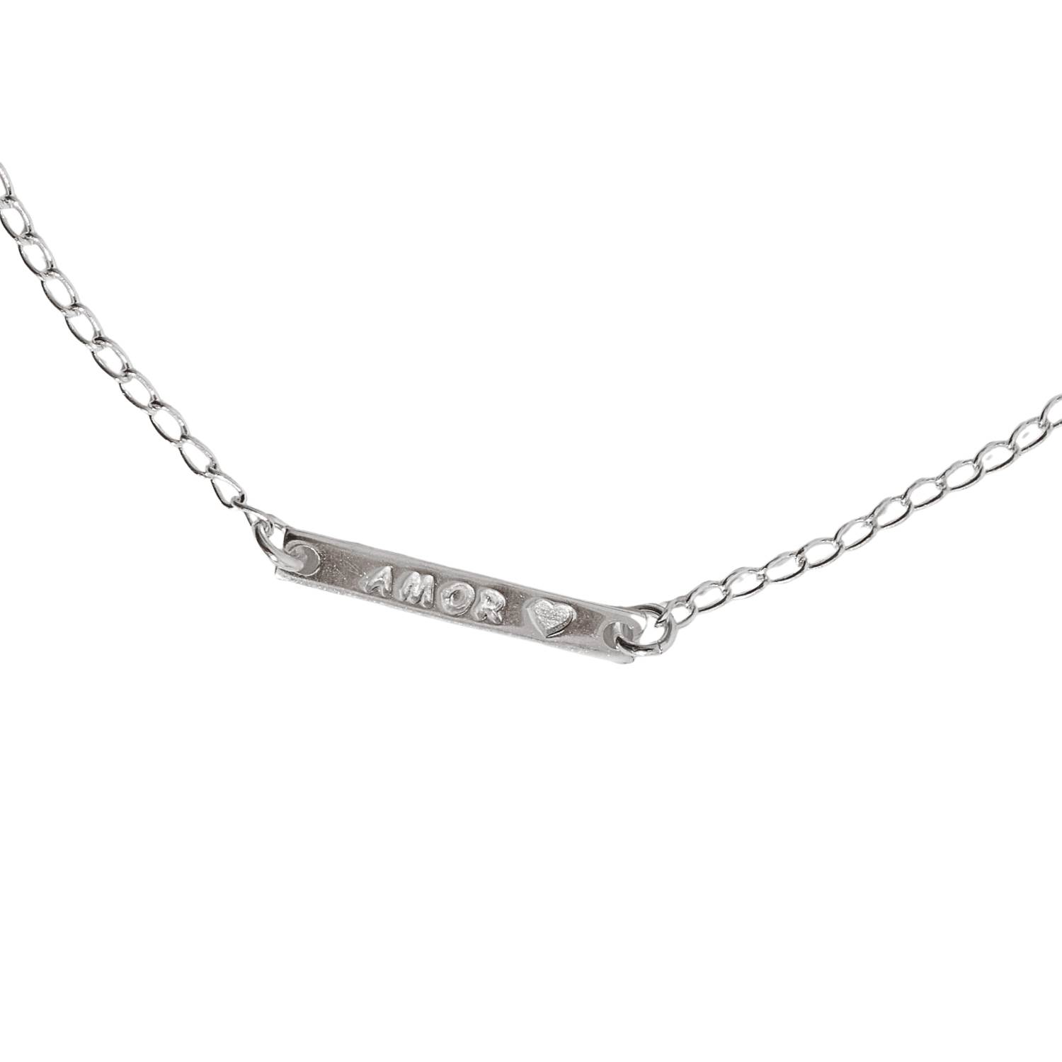 Imagem Pulseira entremeio placa amor 20mm