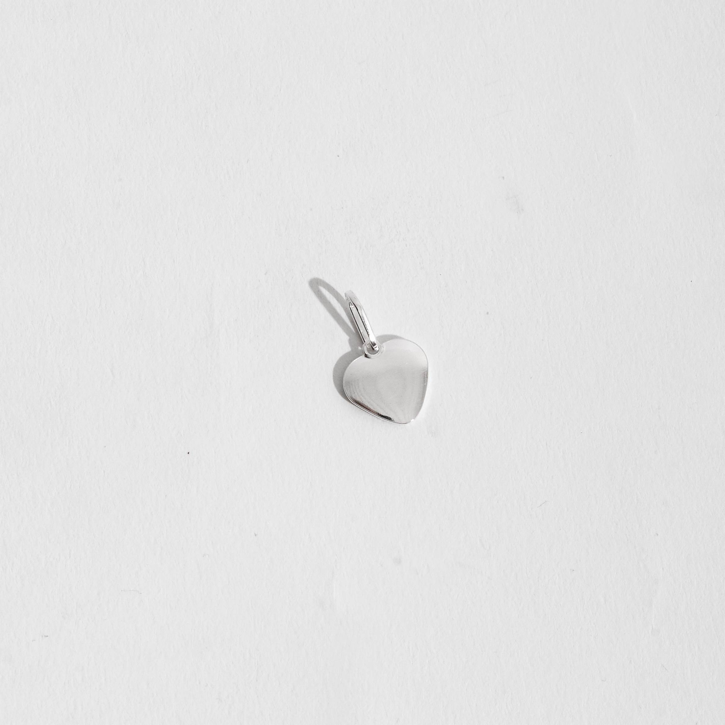 Imagem Pingente medalha coração lisa 11mm