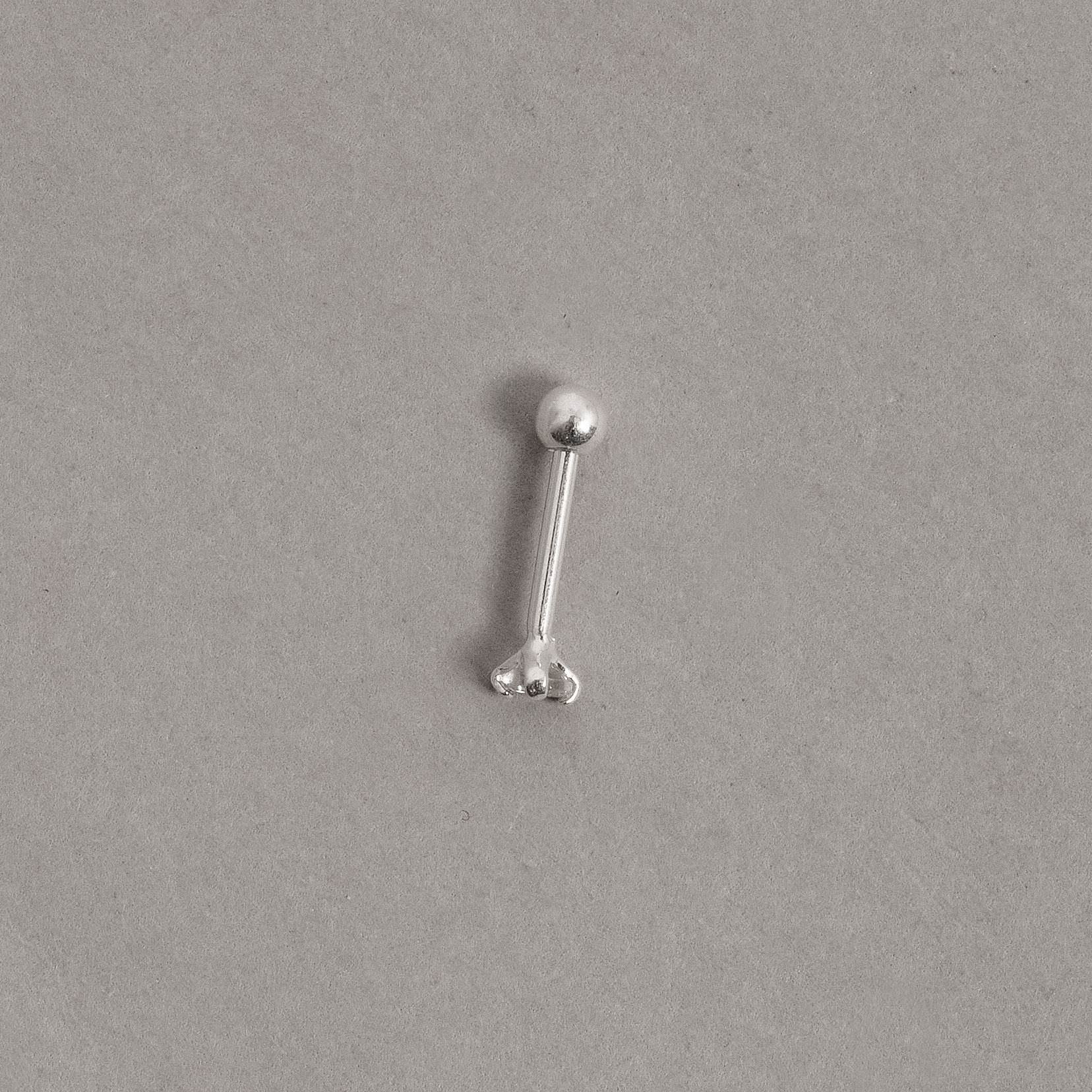 Imagem Secundária Piercing haste zircônia coração 3mm