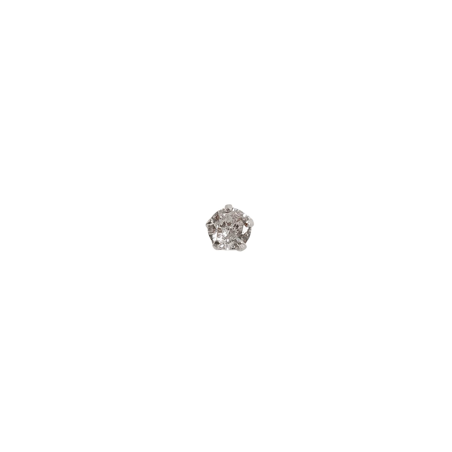 Imagem Piercing haste zircônia redonda 4mm