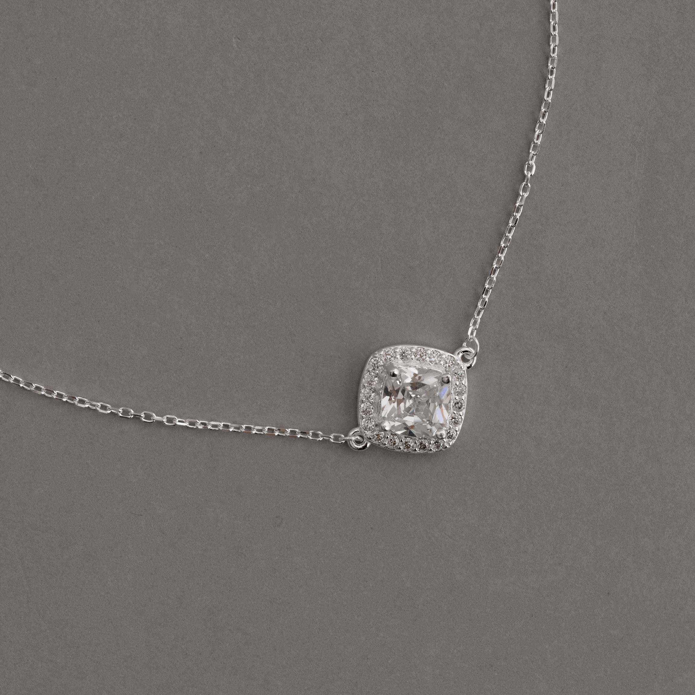 Imagem Secundária Pulseira entremeio zircônia losango com cravejado 12mm 16+4cm