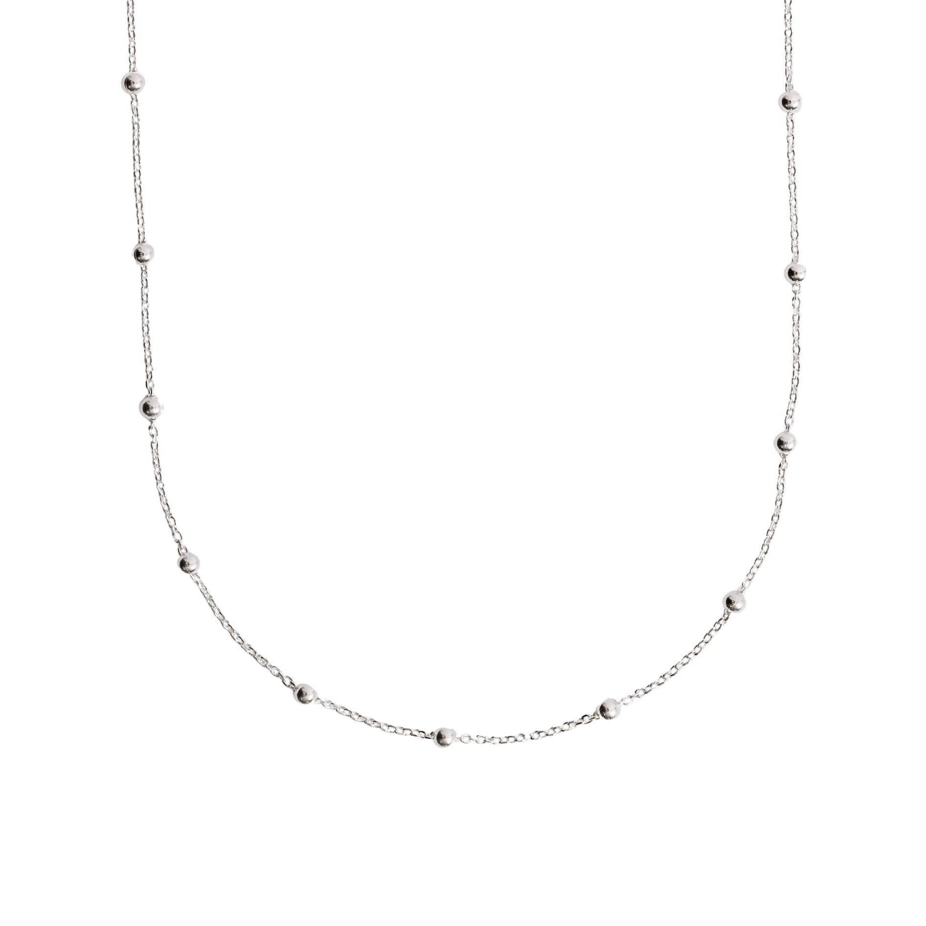 Corrente cartier com bolas 3.0 45cm