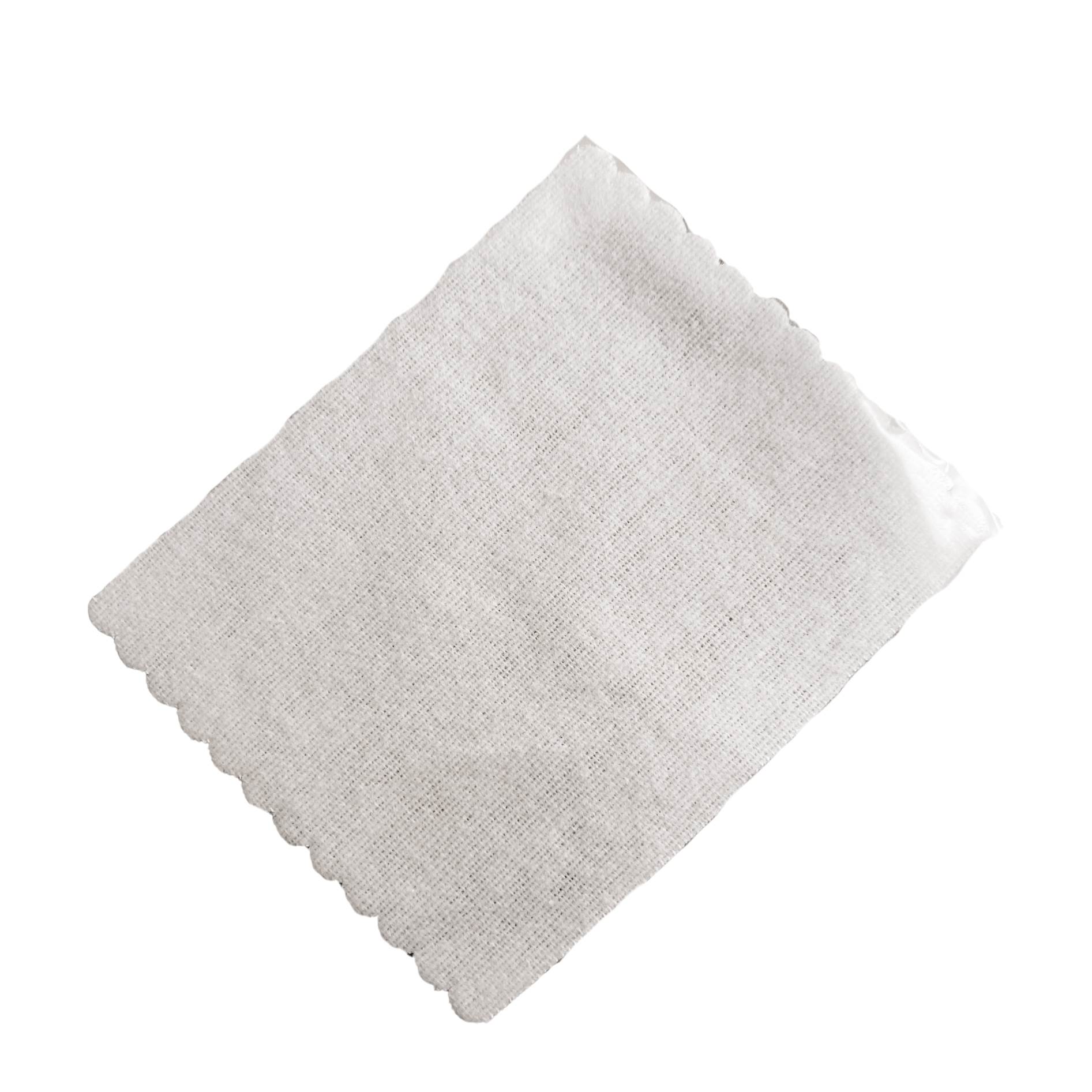 Flanela limpa pratas branca 10x8cm